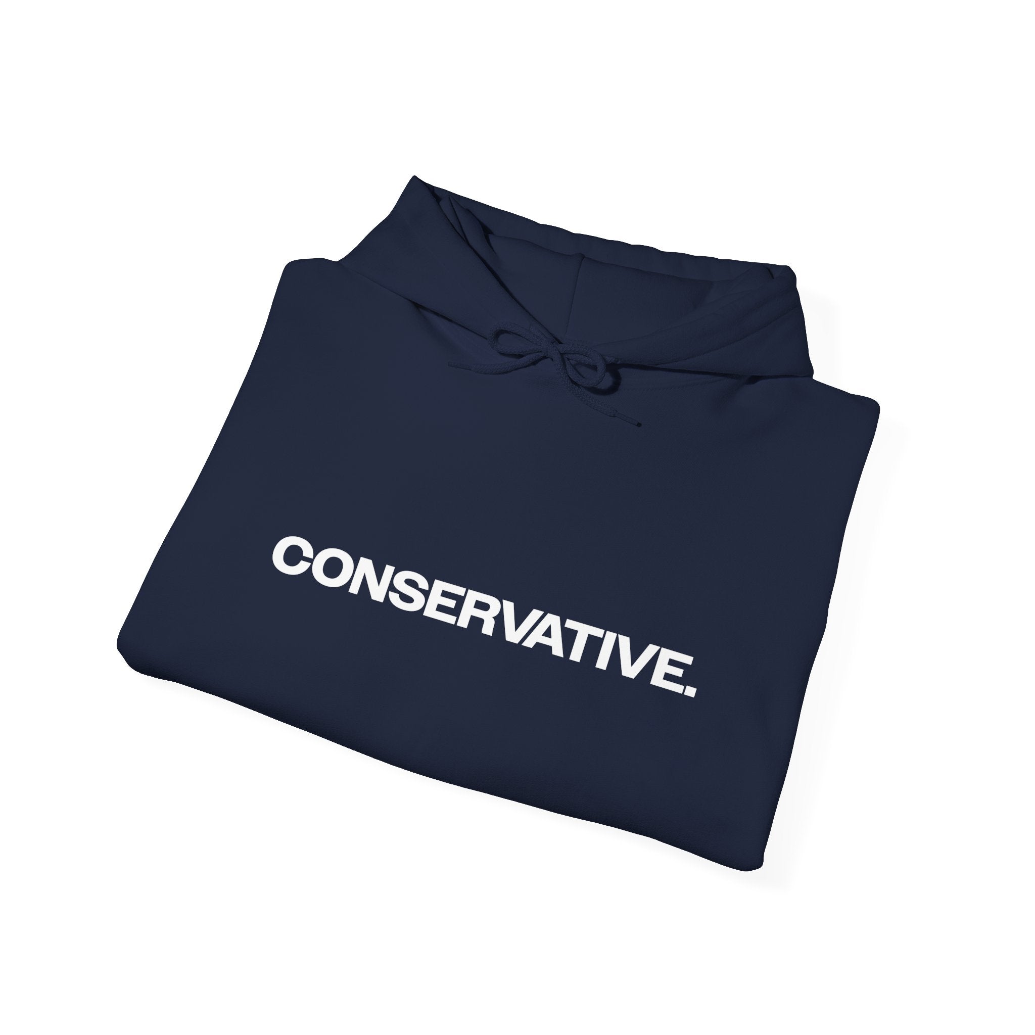 Conservative Message Hooded Sweatshirt - Patriotic Statement Comfort Wear