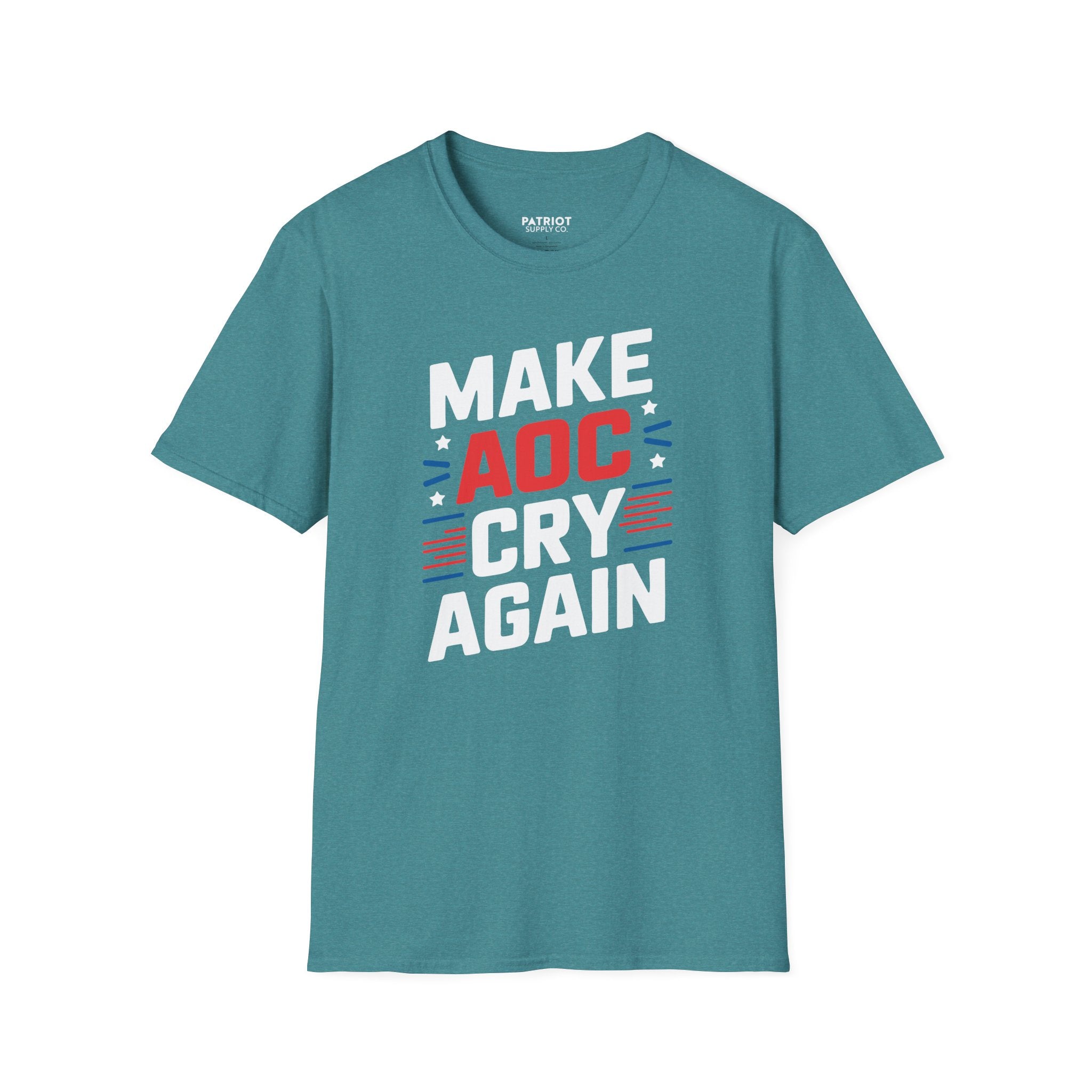 Make AOC Cry Again - Conservative Anti-Socialist Statement T-Shirt