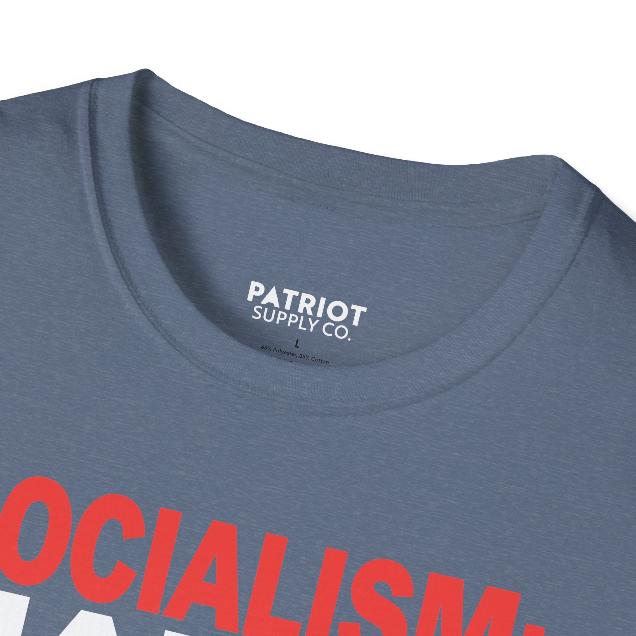 Socialism: Making Everyone Equally Miserable - Conservative Anti-Socialist Statement T-Shirt