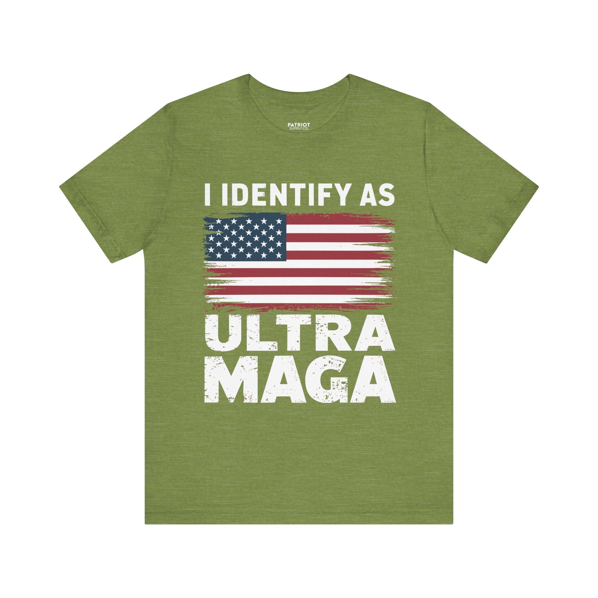 I Identify as Ultra MAGA T-Shirt - Conservative Identity Statement Tee | Patriotic Political Pride Apparel
