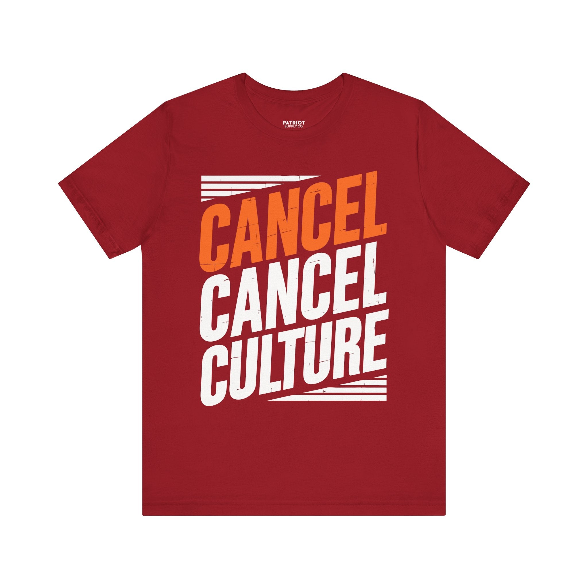 Cancel Culture Statement T-Shirt - Anti-Cancel Culture Conservative Tee | Free Speech Defense Apparel