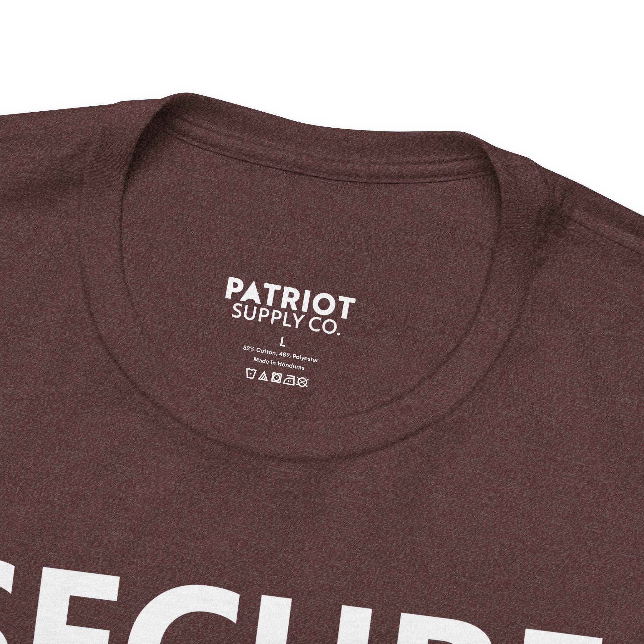 Secure Borders T-Shirt - Immigration Control Statement Tee | Conservative Border Security Apparel