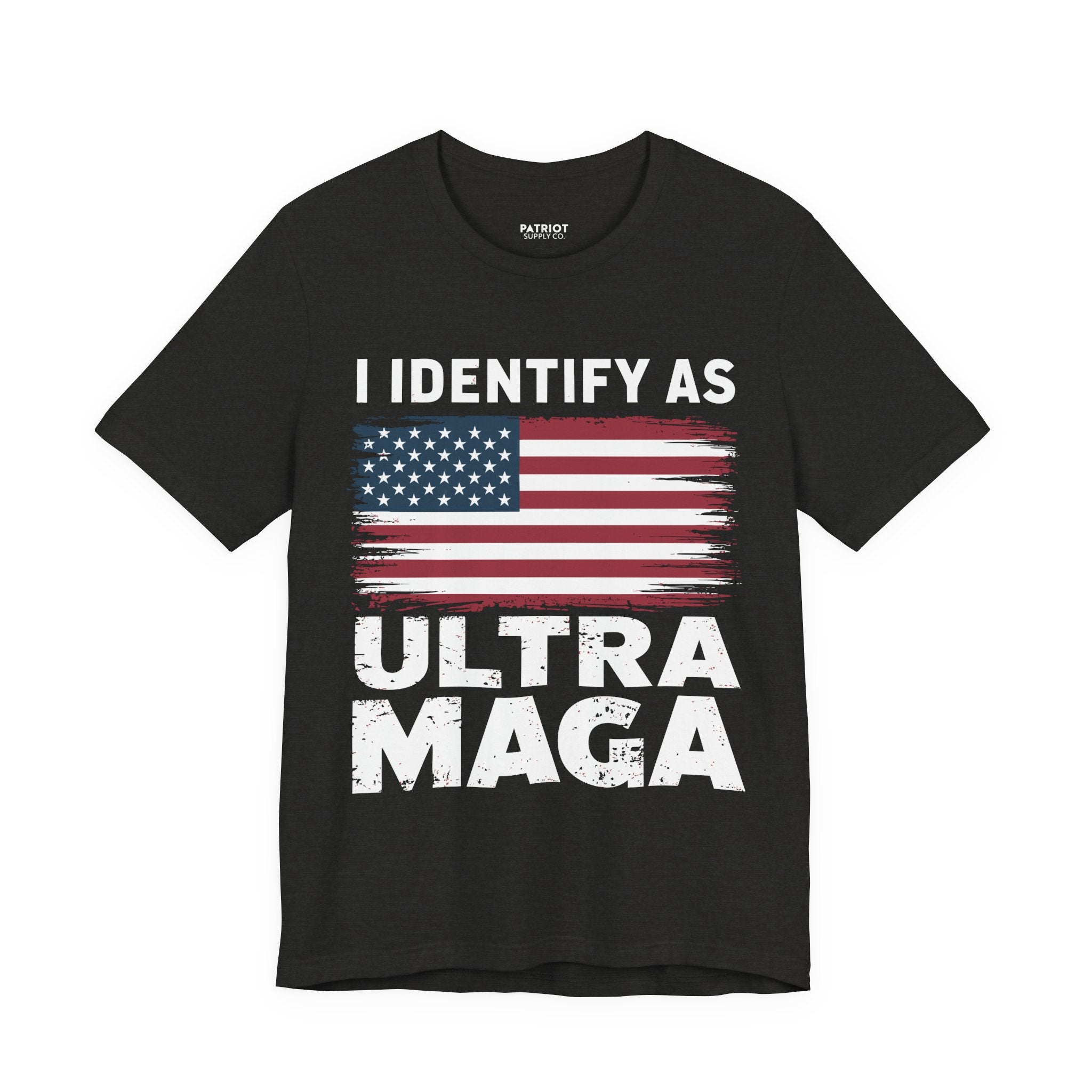 I Identify as Ultra MAGA T-Shirt - Conservative Identity Statement Tee | Patriotic Political Pride Apparel