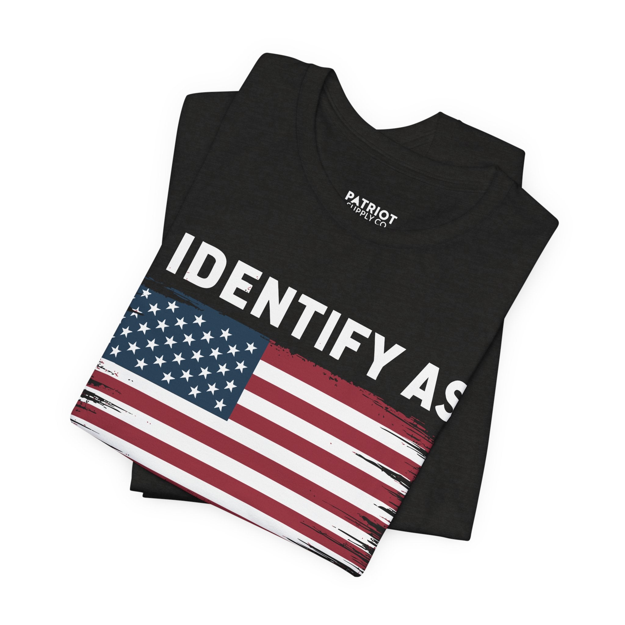 I Identify as Ultra MAGA T-Shirt - Conservative Identity Statement Tee | Patriotic Political Pride Apparel