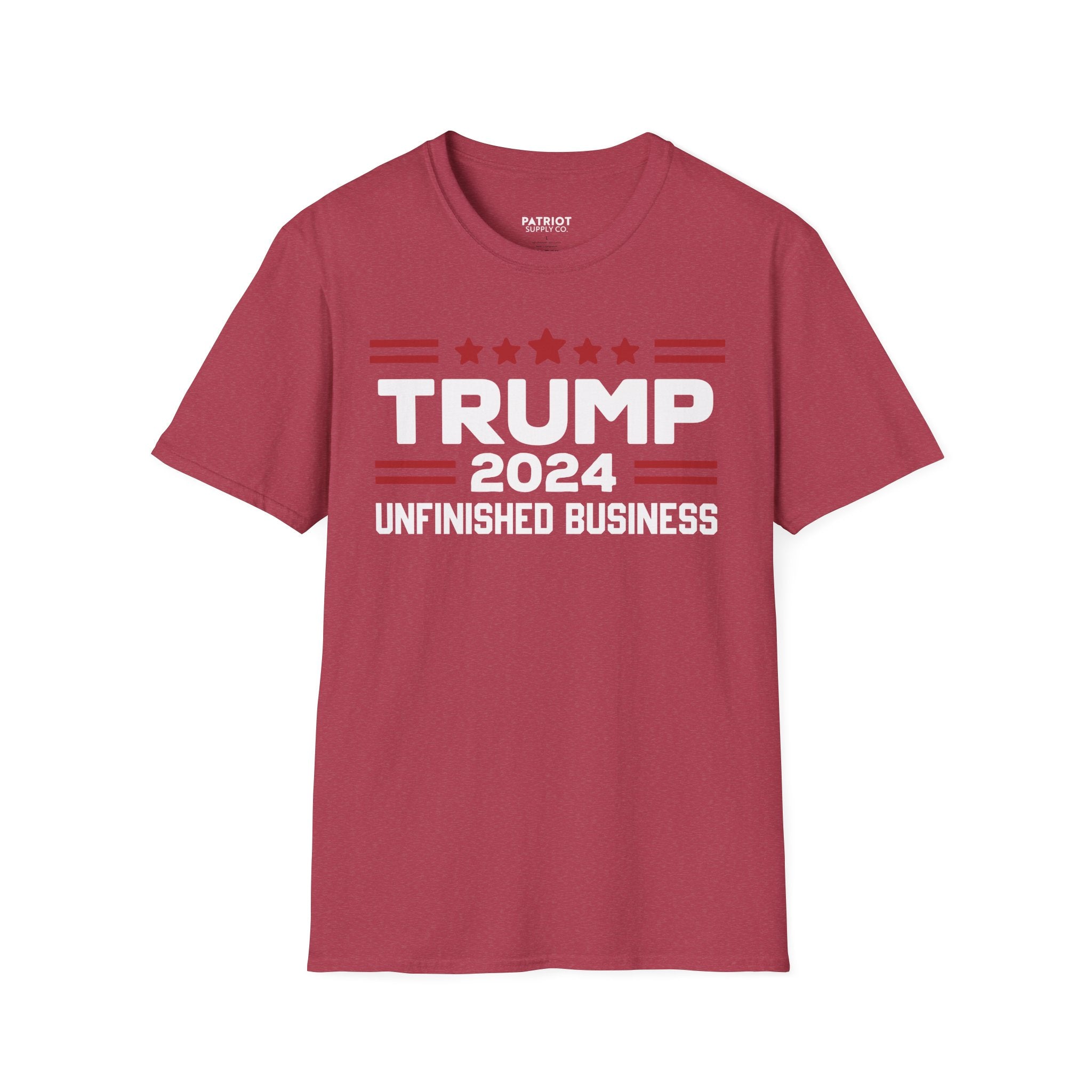 Trump 2024 Unfinished Business - Bold Political Statement T-Shirt