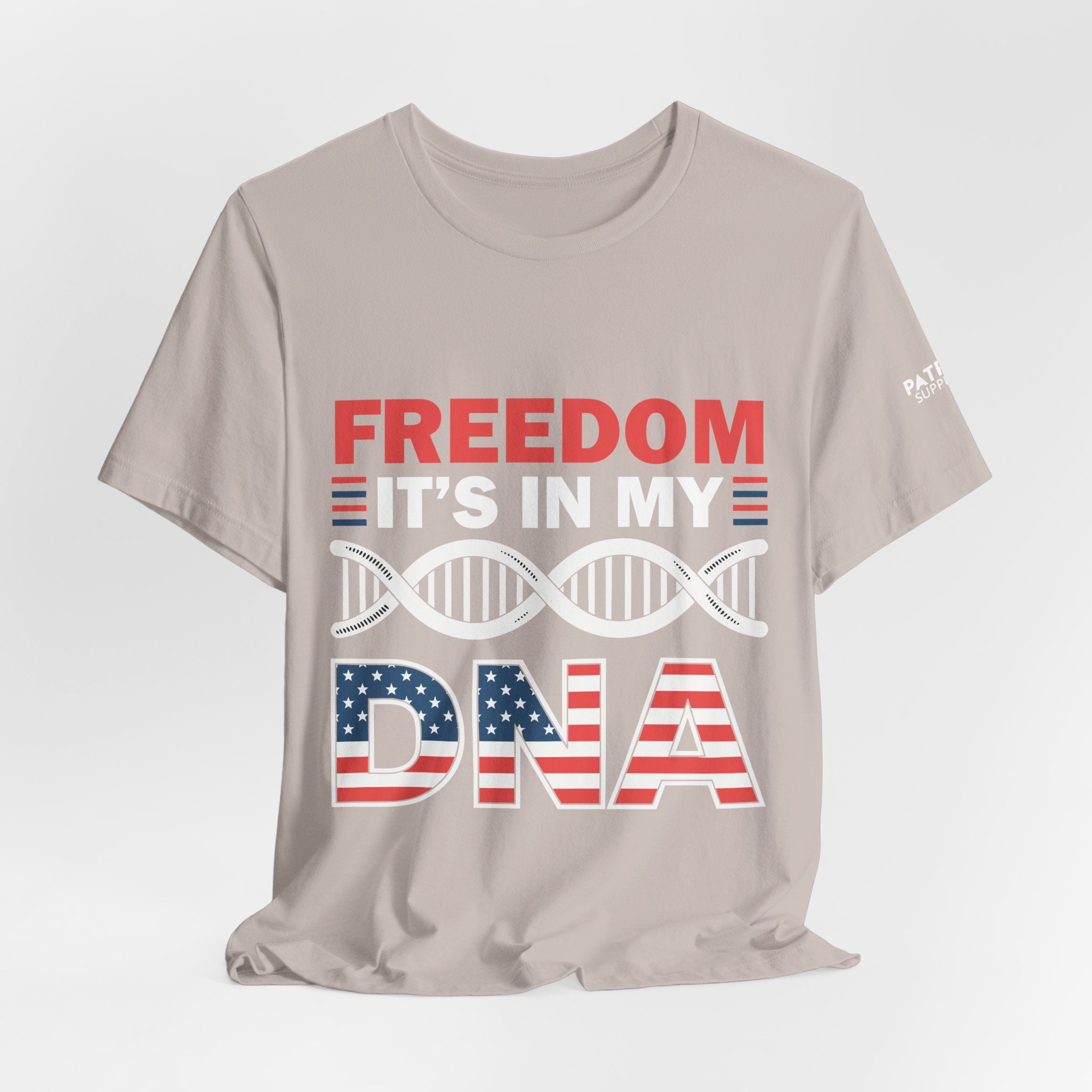 Freedom DNA T-Shirt - Patriotic Independence Day Tee | Conservative American Pride Apparel