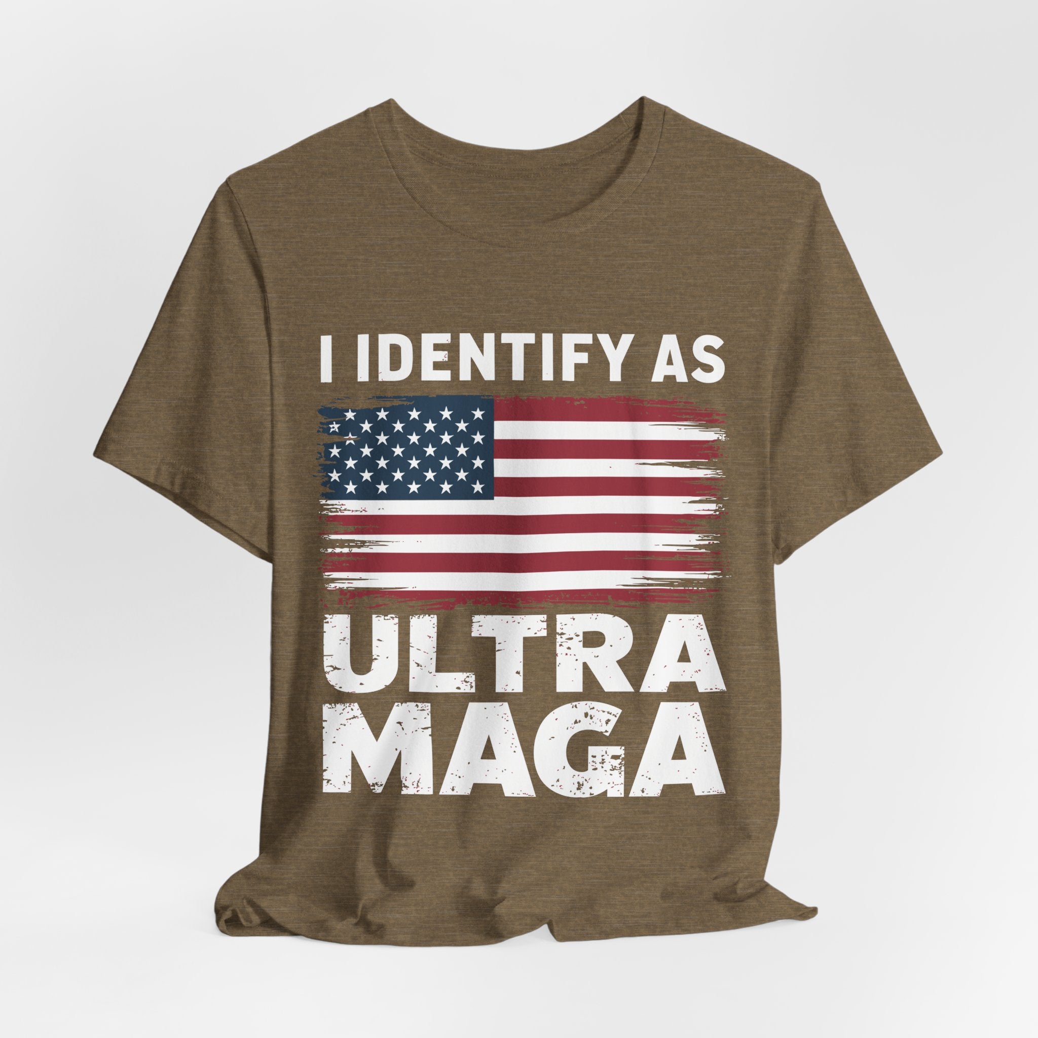 I Identify as Ultra MAGA T-Shirt - Conservative Identity Statement Tee | Patriotic Political Pride Apparel