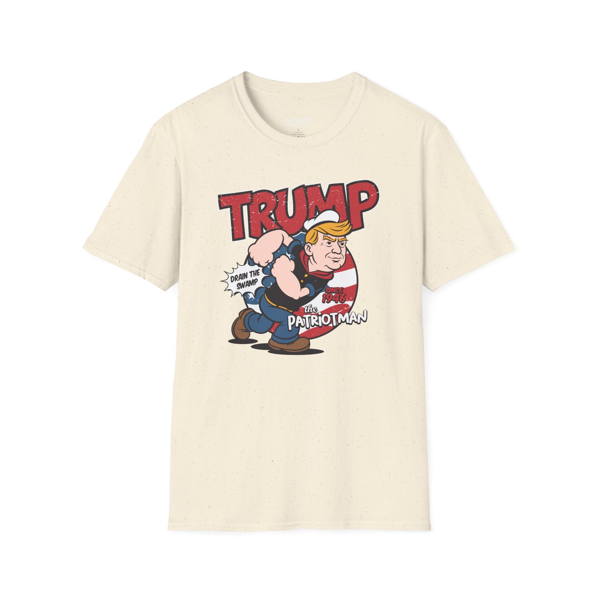 Trump Patriot Man - Conservative American Hero Statement T-Shirt