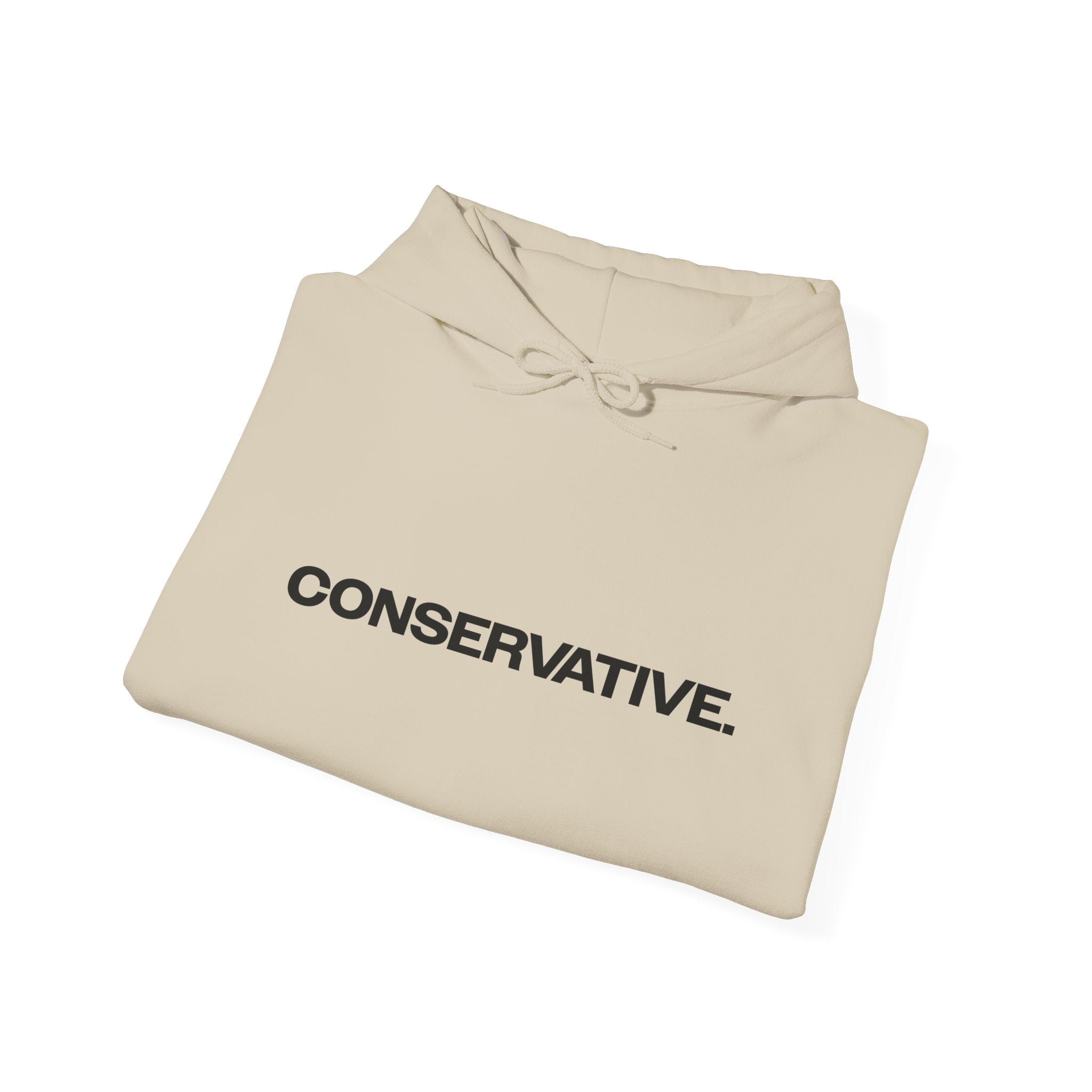 Conservative Message Hooded Sweatshirt - Patriotic Statement Comfort Wear