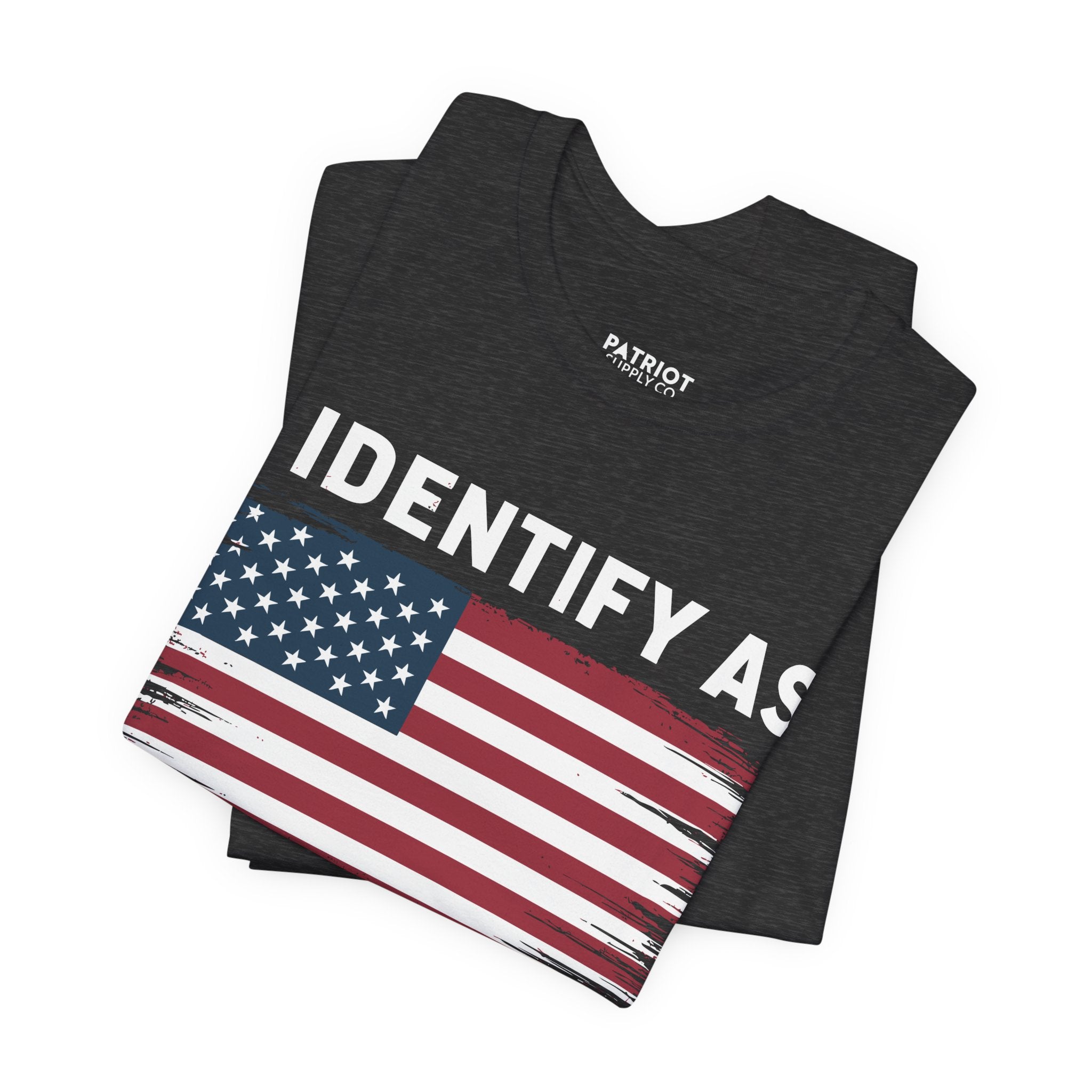 I Identify as Ultra MAGA T-Shirt - Conservative Identity Statement Tee | Patriotic Political Pride Apparel