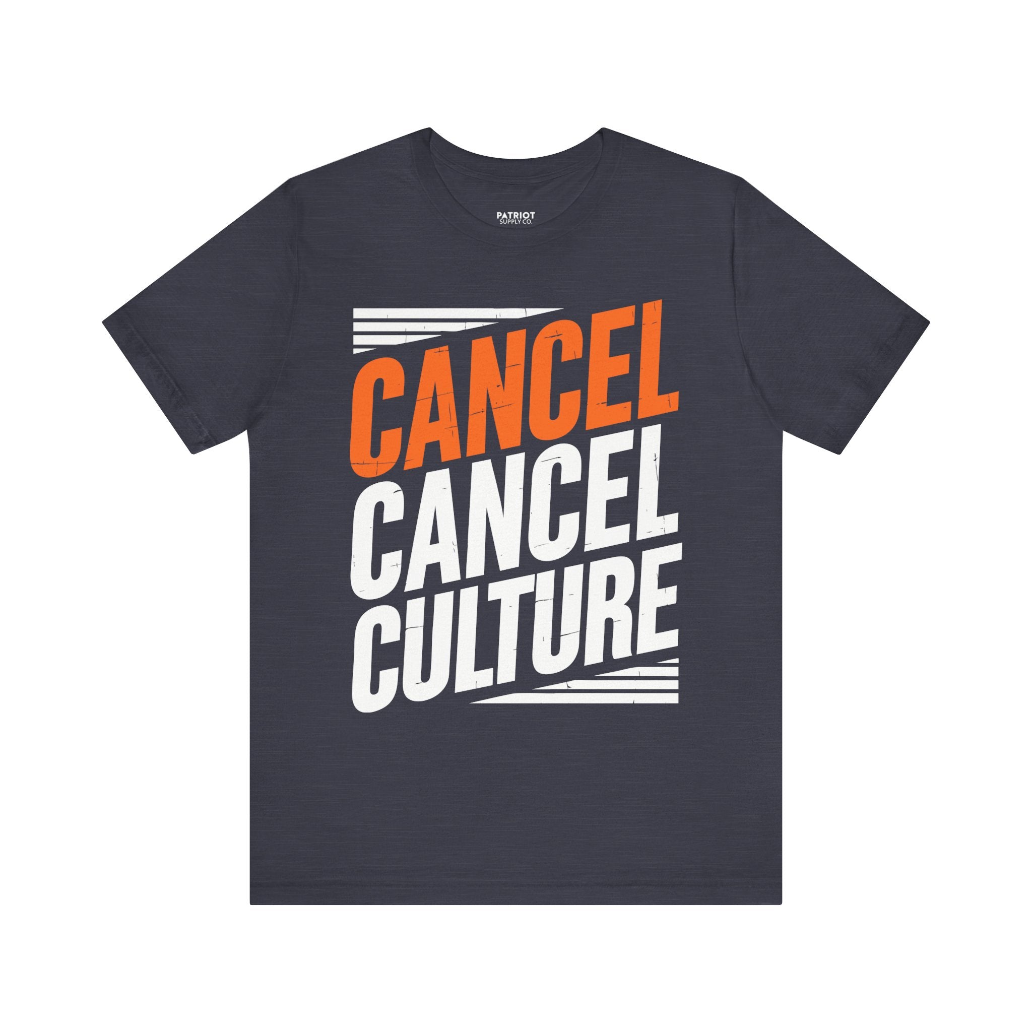 Cancel Culture Statement T-Shirt - Anti-Cancel Culture Conservative Tee | Free Speech Defense Apparel