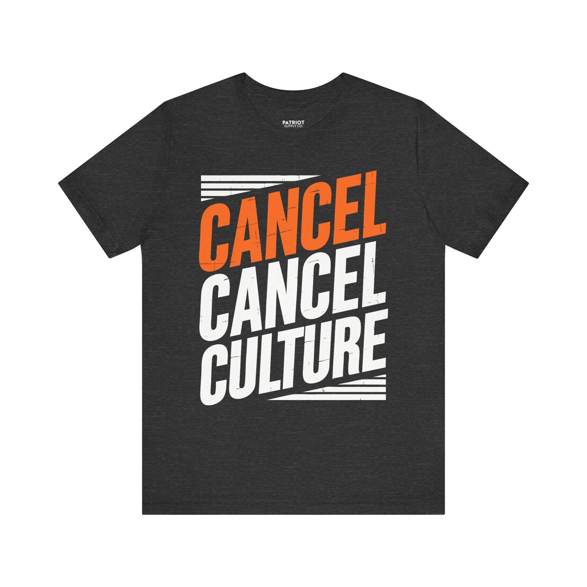 Cancel Culture Statement T-Shirt - Anti-Cancel Culture Conservative Tee | Free Speech Defense Apparel