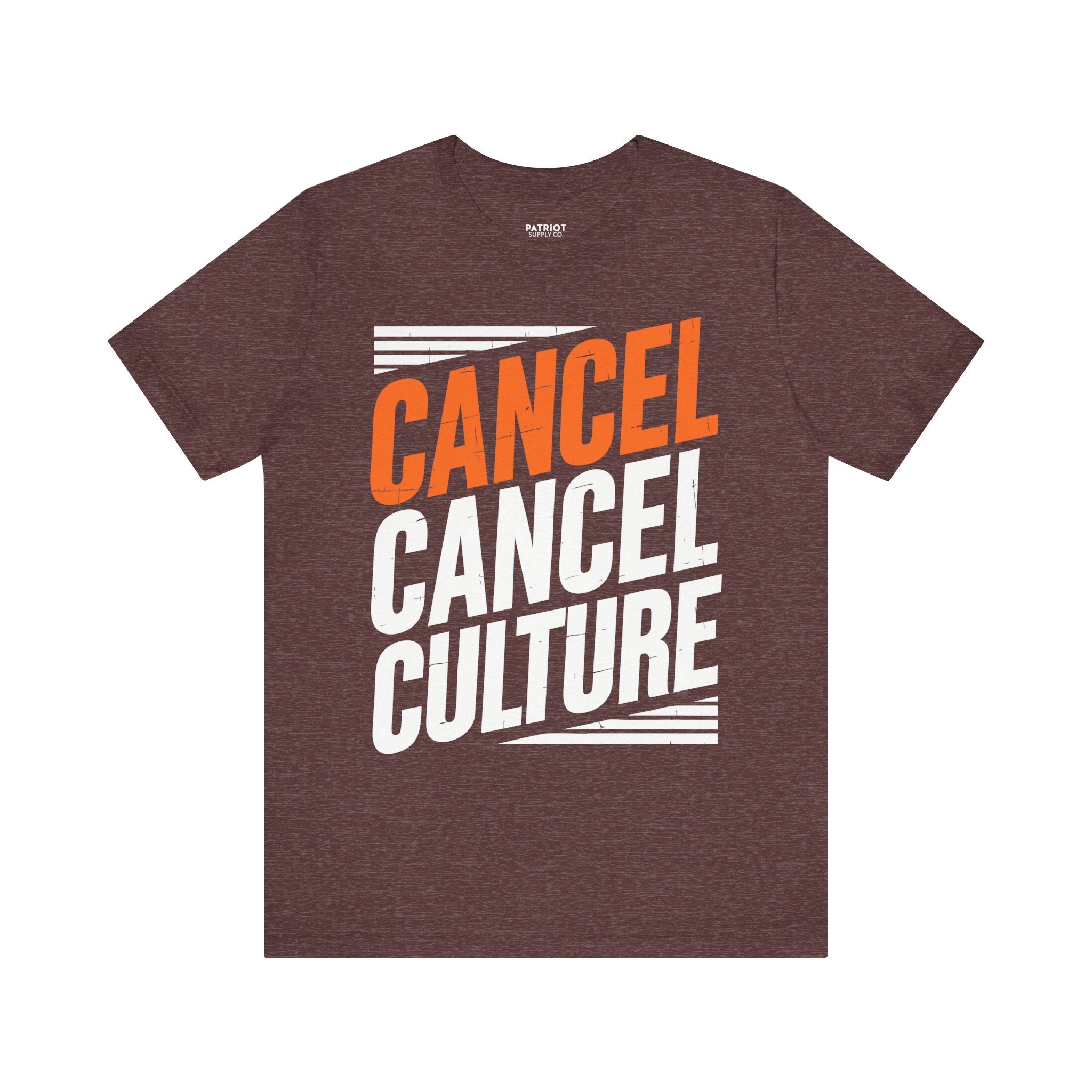 Cancel Culture Statement T-Shirt - Anti-Cancel Culture Conservative Tee | Free Speech Defense Apparel