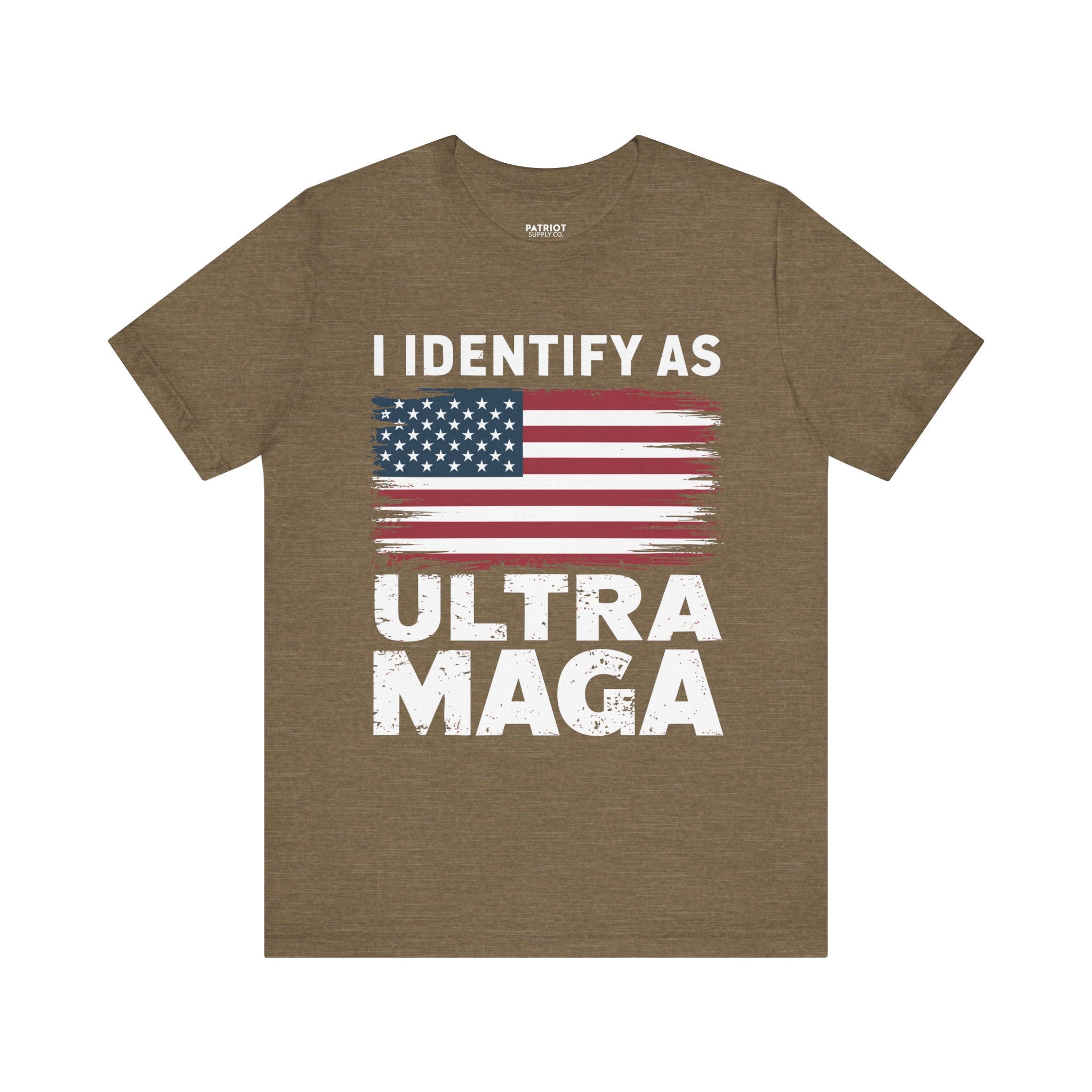I Identify as Ultra MAGA T-Shirt - Conservative Identity Statement Tee | Patriotic Political Pride Apparel