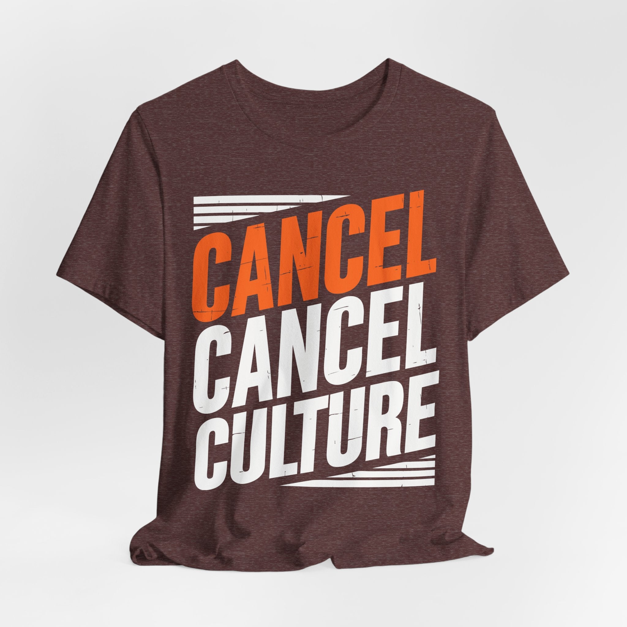 Cancel Culture Statement T-Shirt - Anti-Cancel Culture Conservative Tee | Free Speech Defense Apparel