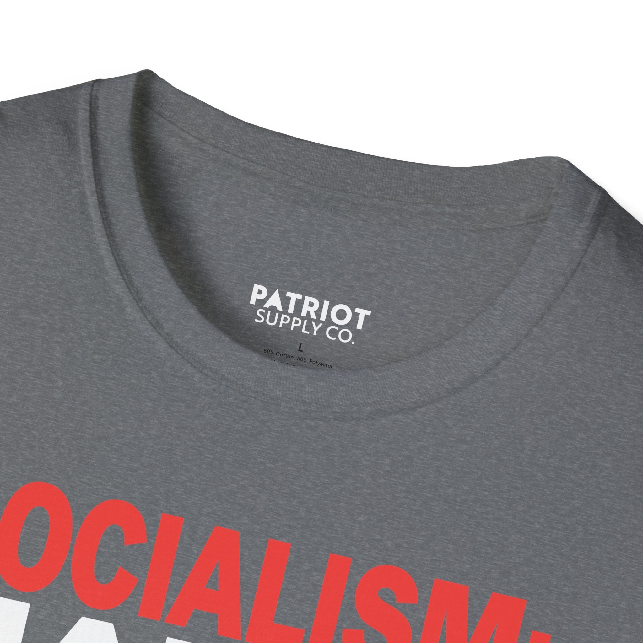 Socialism: Making Everyone Equally Miserable - Conservative Anti-Socialist Statement T-Shirt