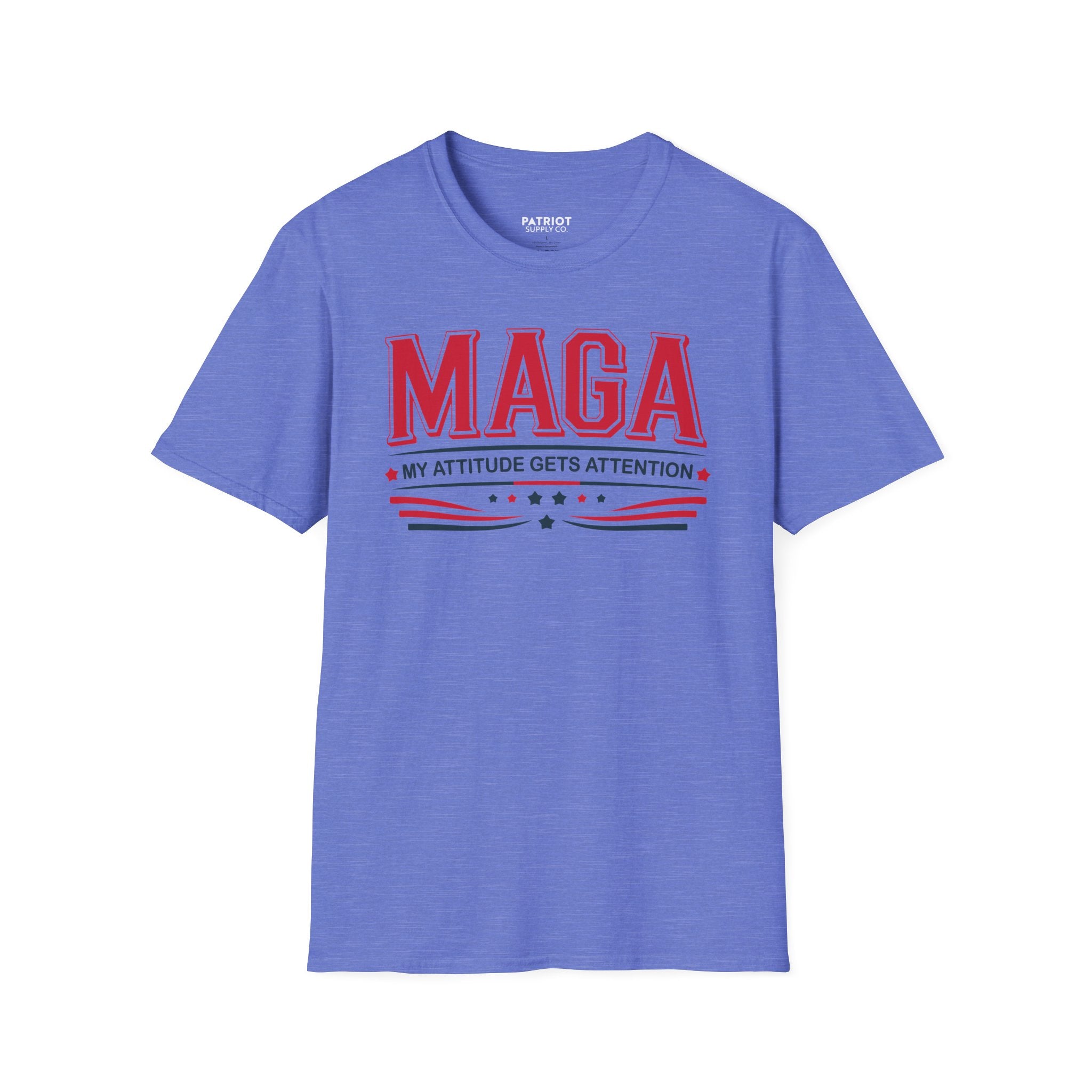 MAGA My Attitude Gets Attention - Bold Conservative Statement T-Shirt