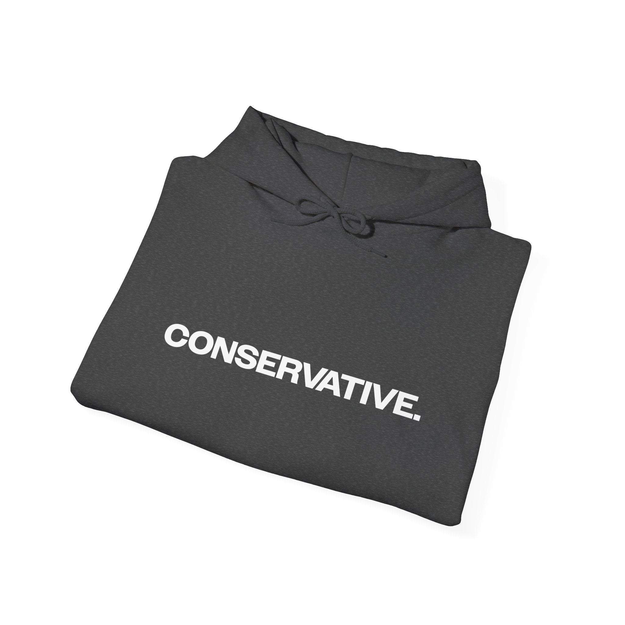 Conservative Message Hooded Sweatshirt - Patriotic Statement Comfort Wear