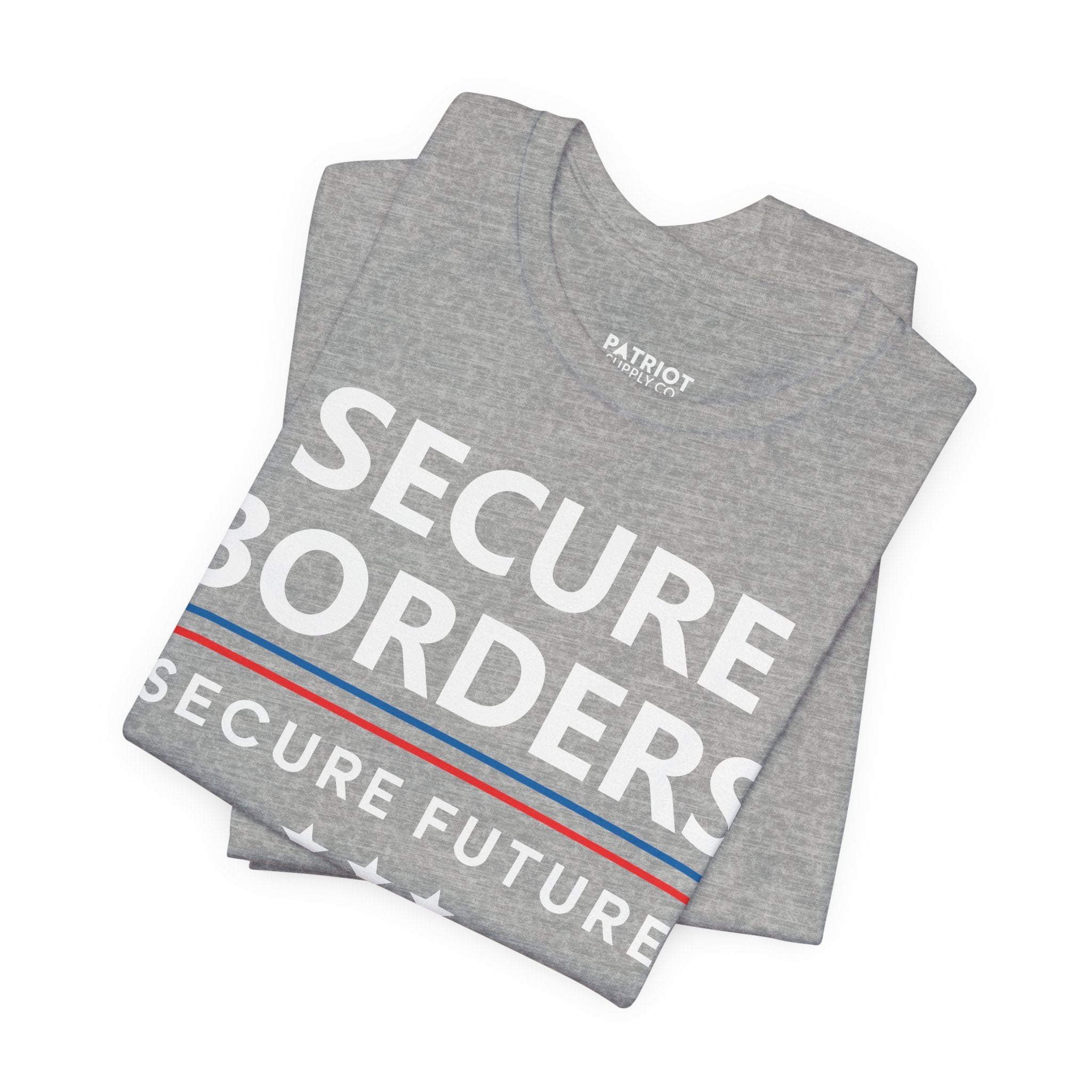 Secure Borders T-Shirt - Immigration Control Statement Tee | Conservative Border Security Apparel