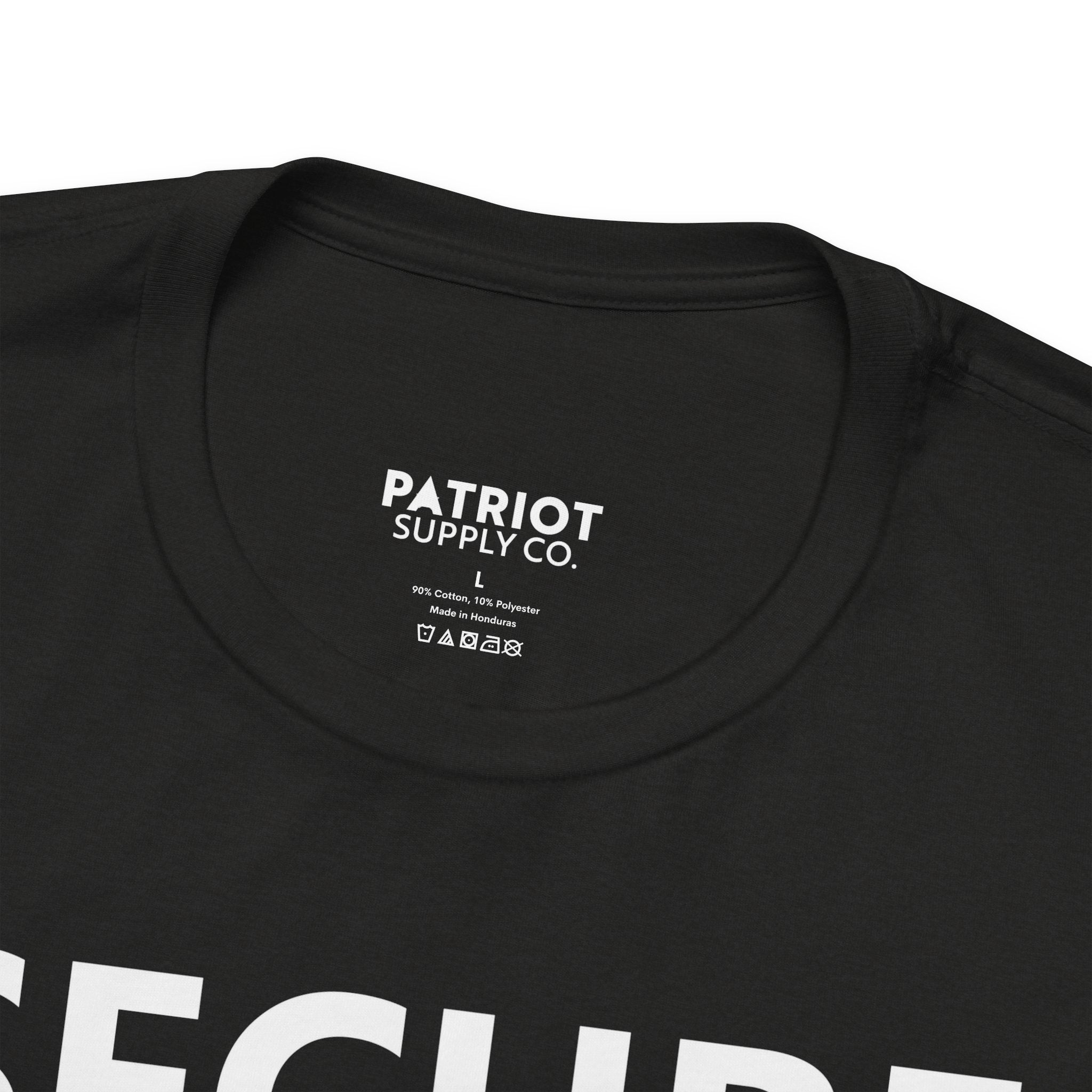 Secure Borders T-Shirt - Immigration Control Statement Tee | Conservative Border Security Apparel