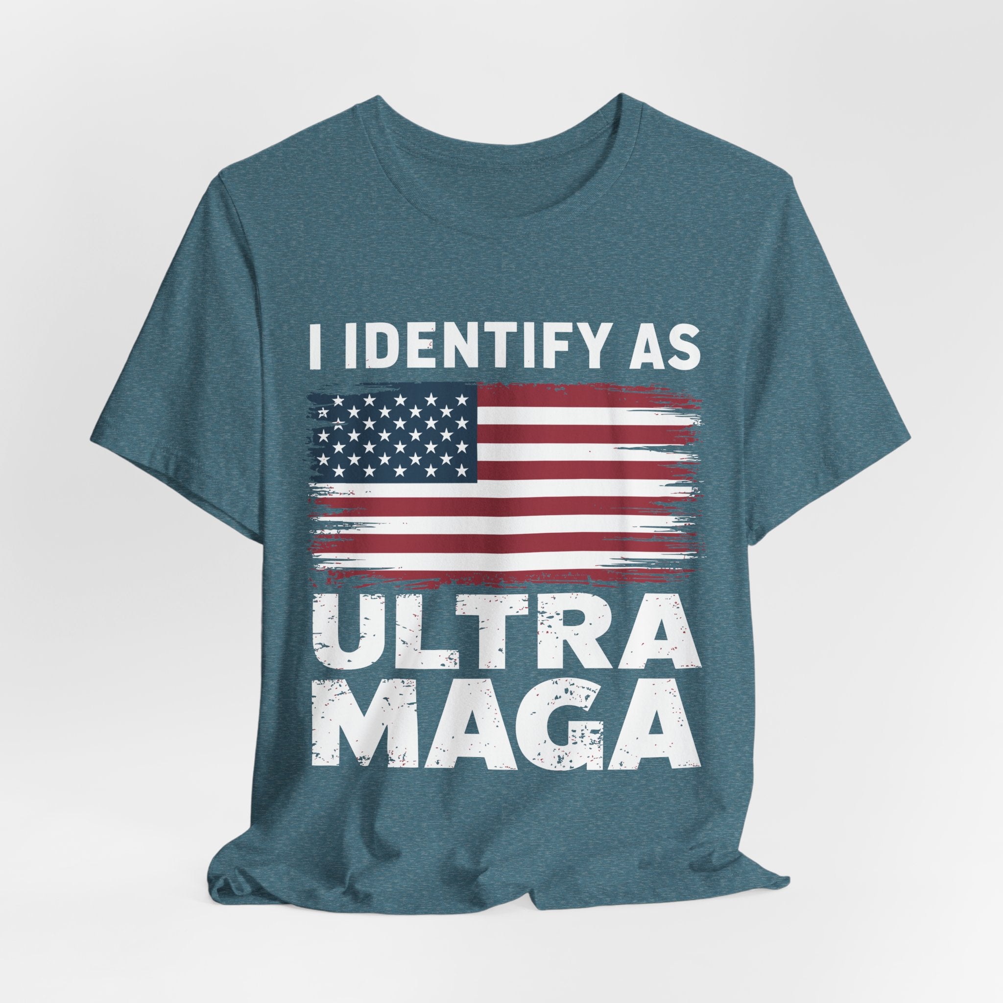 I Identify as Ultra MAGA T-Shirt - Conservative Identity Statement Tee | Patriotic Political Pride Apparel