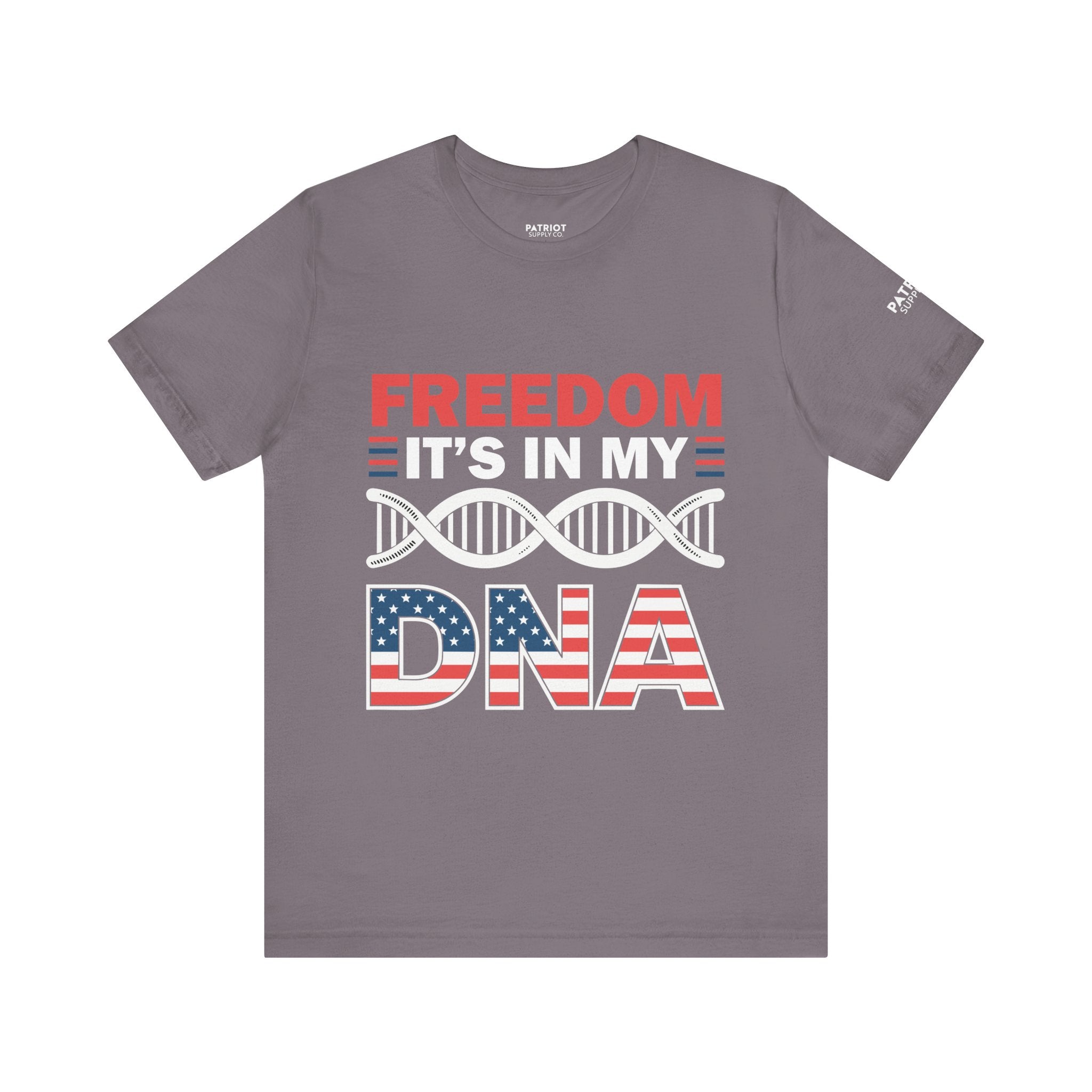 Freedom DNA T-Shirt - Patriotic Independence Day Tee | Conservative American Pride Apparel