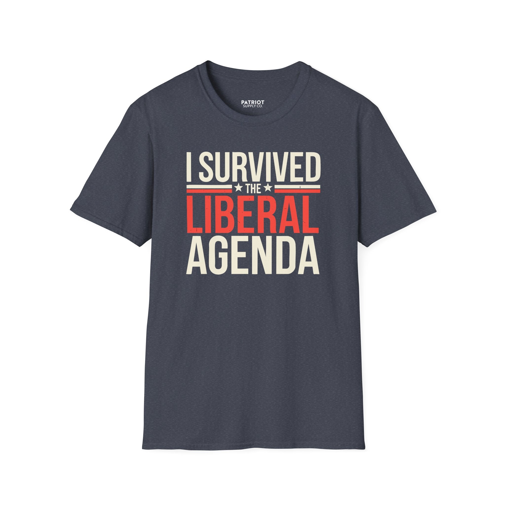 I Survived the Liberal Agenda - Conservative Victory Statement T-Shirt