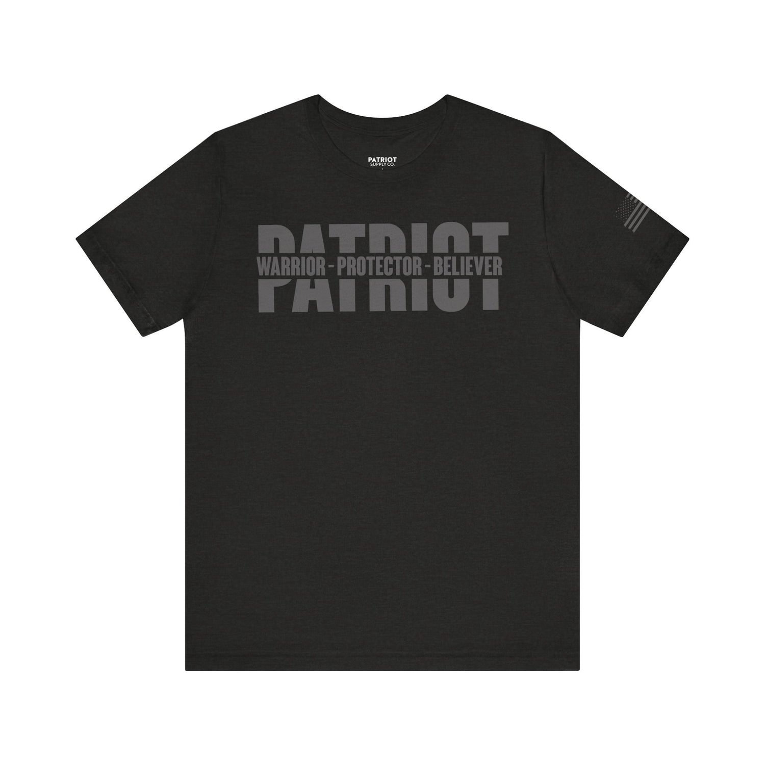 Patriot Warrior Protector Believer - Premium Conservative Patriot Statement T-Shirt - Patriot Supply Co.