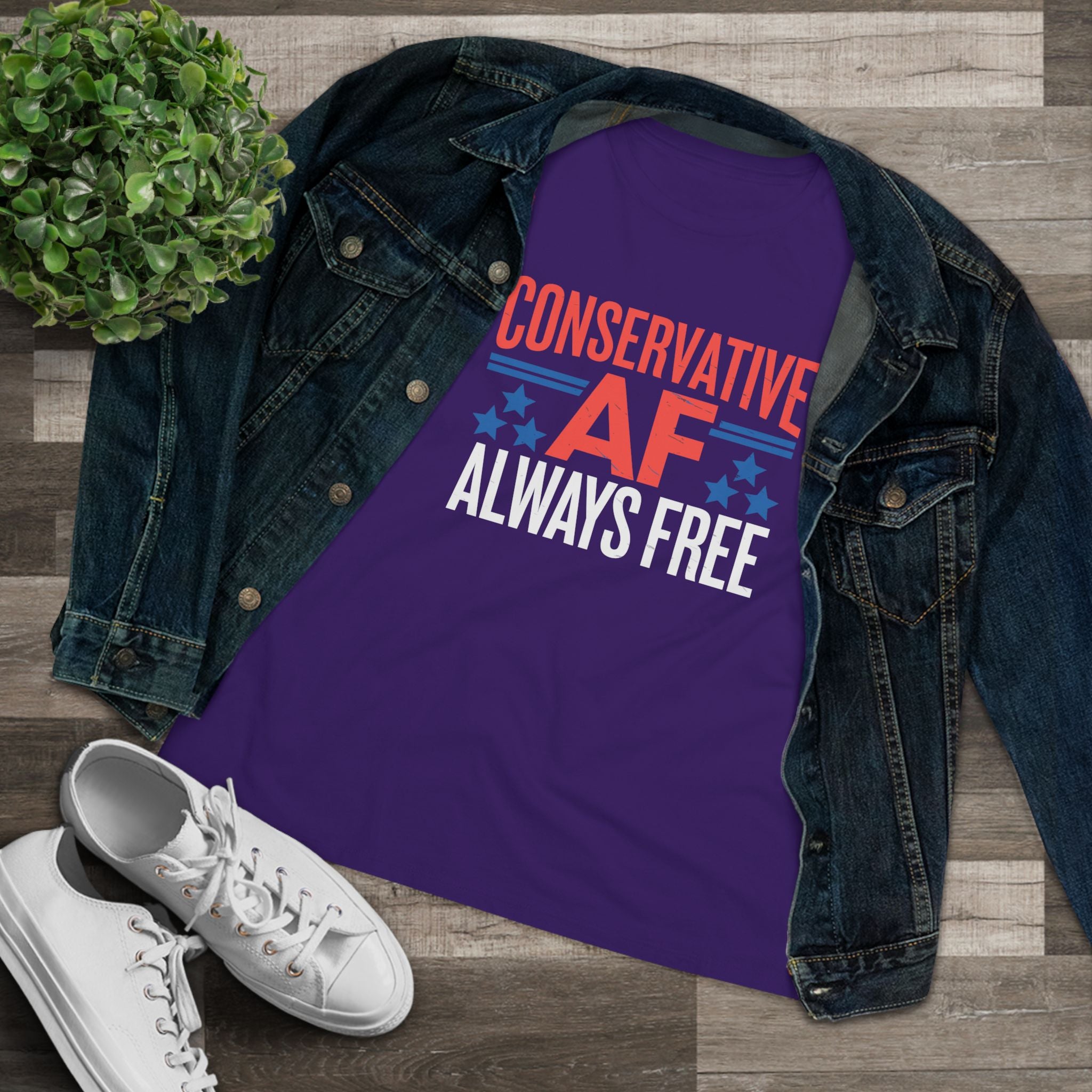 Conservative AF Always Free Women&
