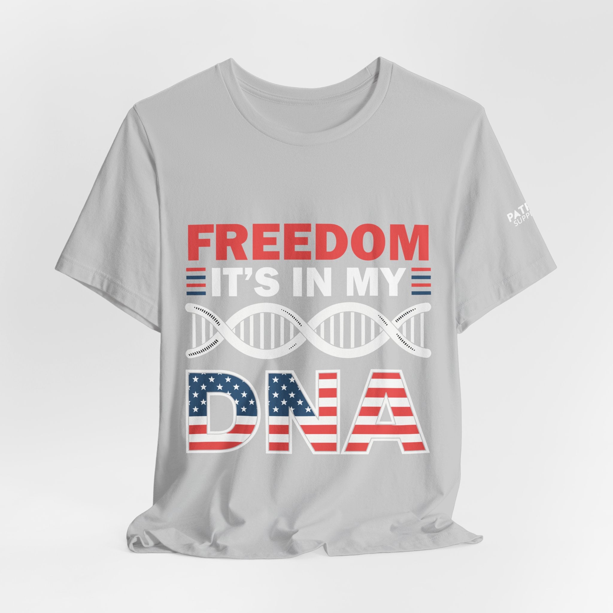 Freedom DNA T-Shirt - Patriotic Independence Day Tee | Conservative American Pride Apparel - Patriot Supply Co.