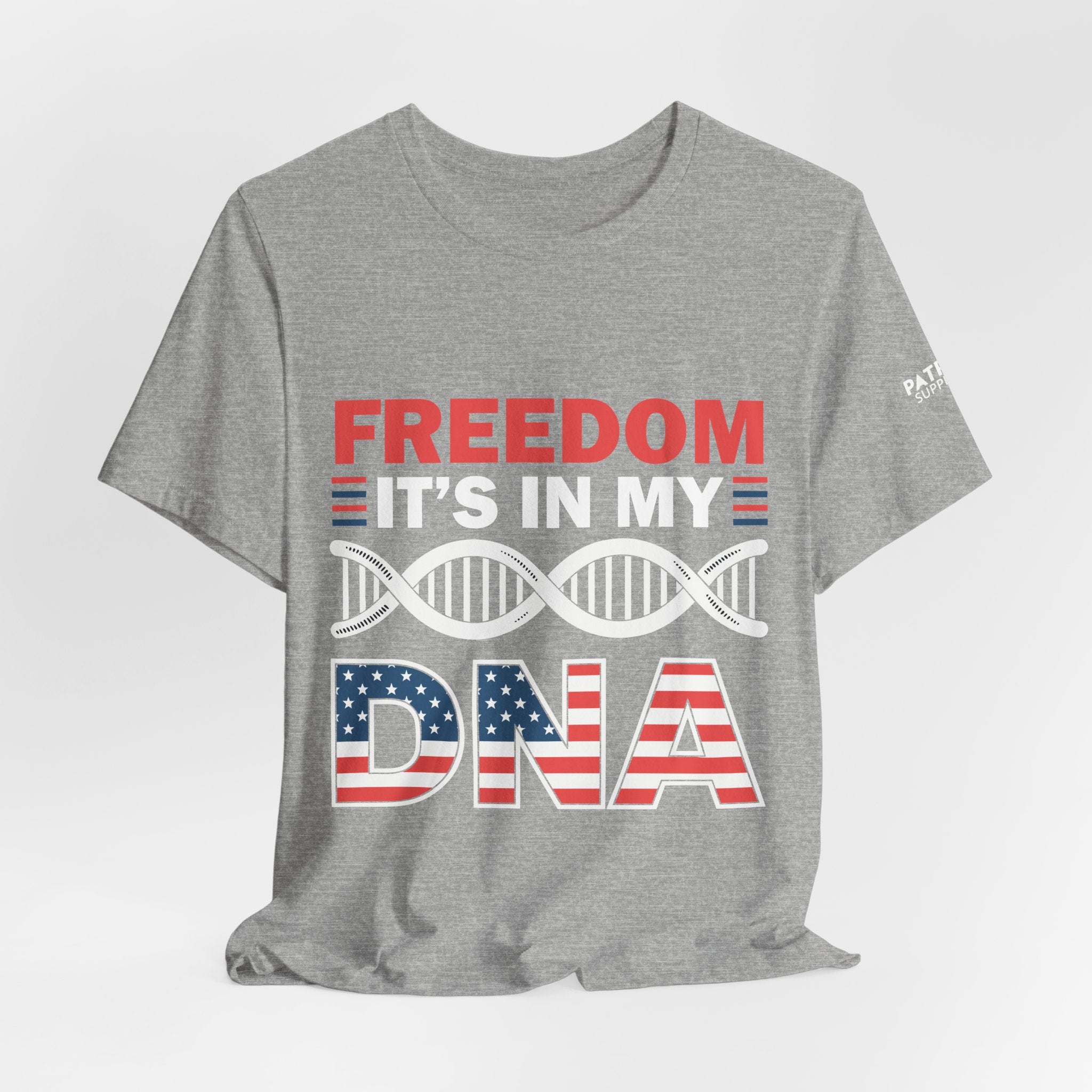 Freedom DNA T-Shirt - Patriotic Independence Day Tee | Conservative American Pride Apparel - Patriot Supply Co.