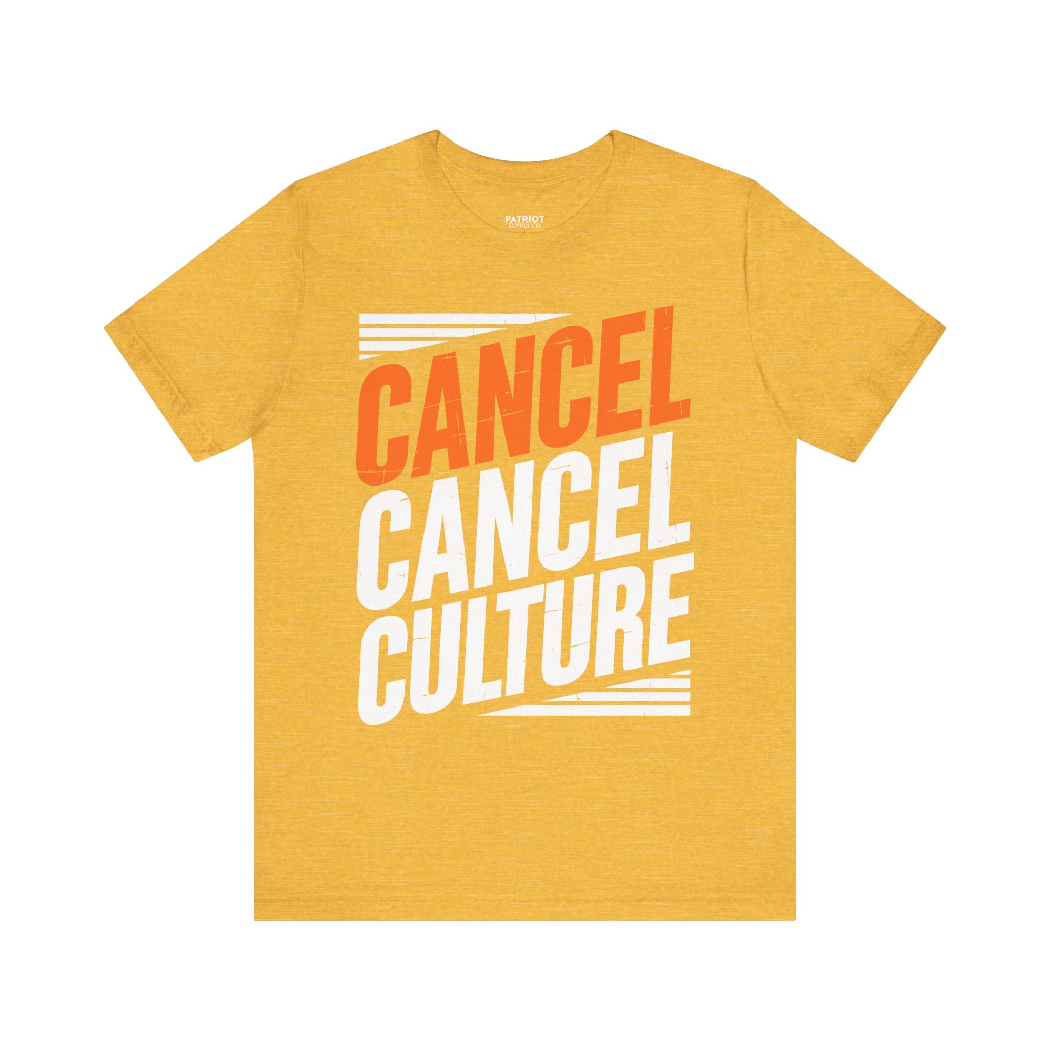 Cancel Culture Statement T-Shirt - Anti-Cancel Culture Conservative Tee | Free Speech Defense Apparel - Patriot Supply Co.