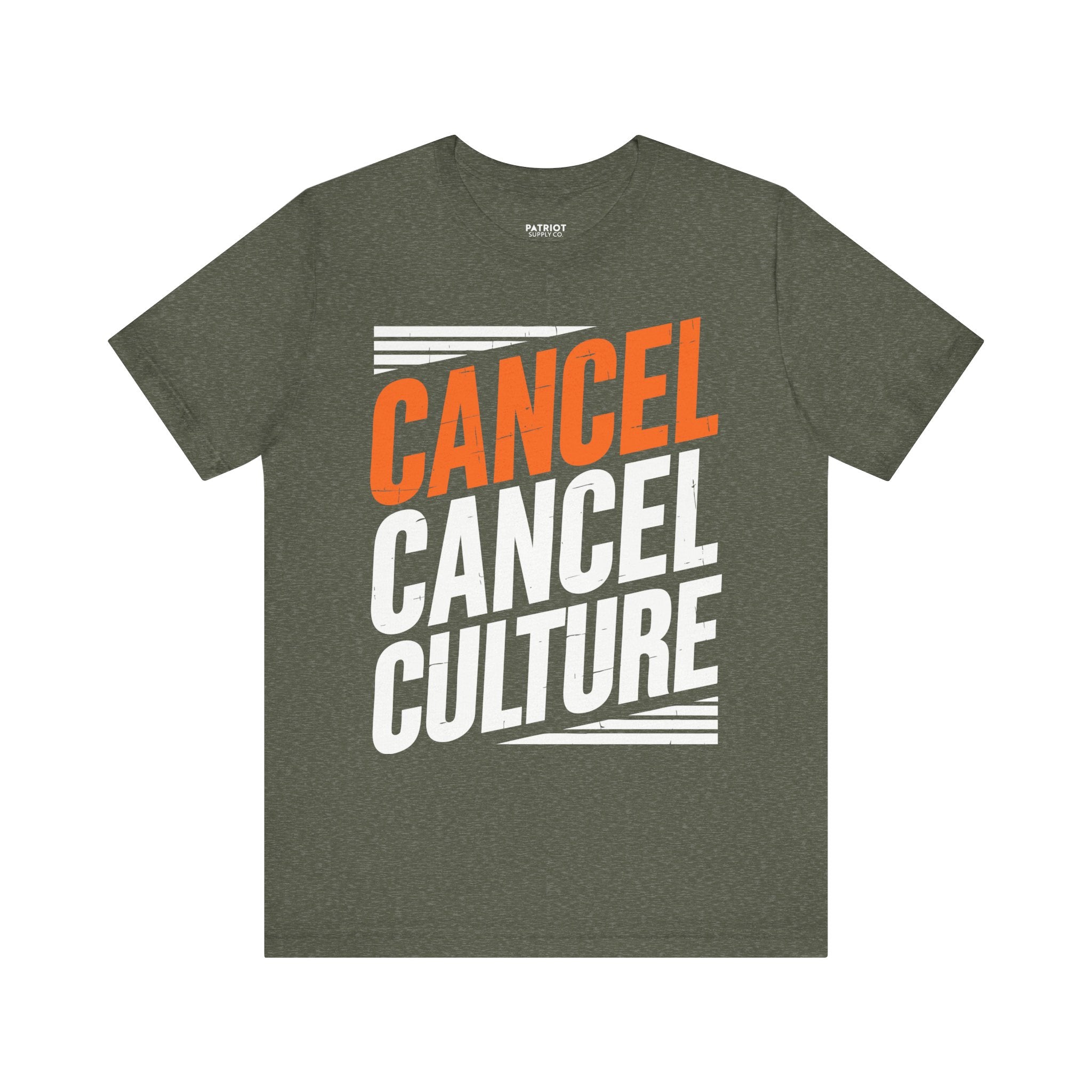 Cancel Culture Statement T-Shirt - Anti-Cancel Culture Conservative Tee | Free Speech Defense Apparel - Patriot Supply Co.