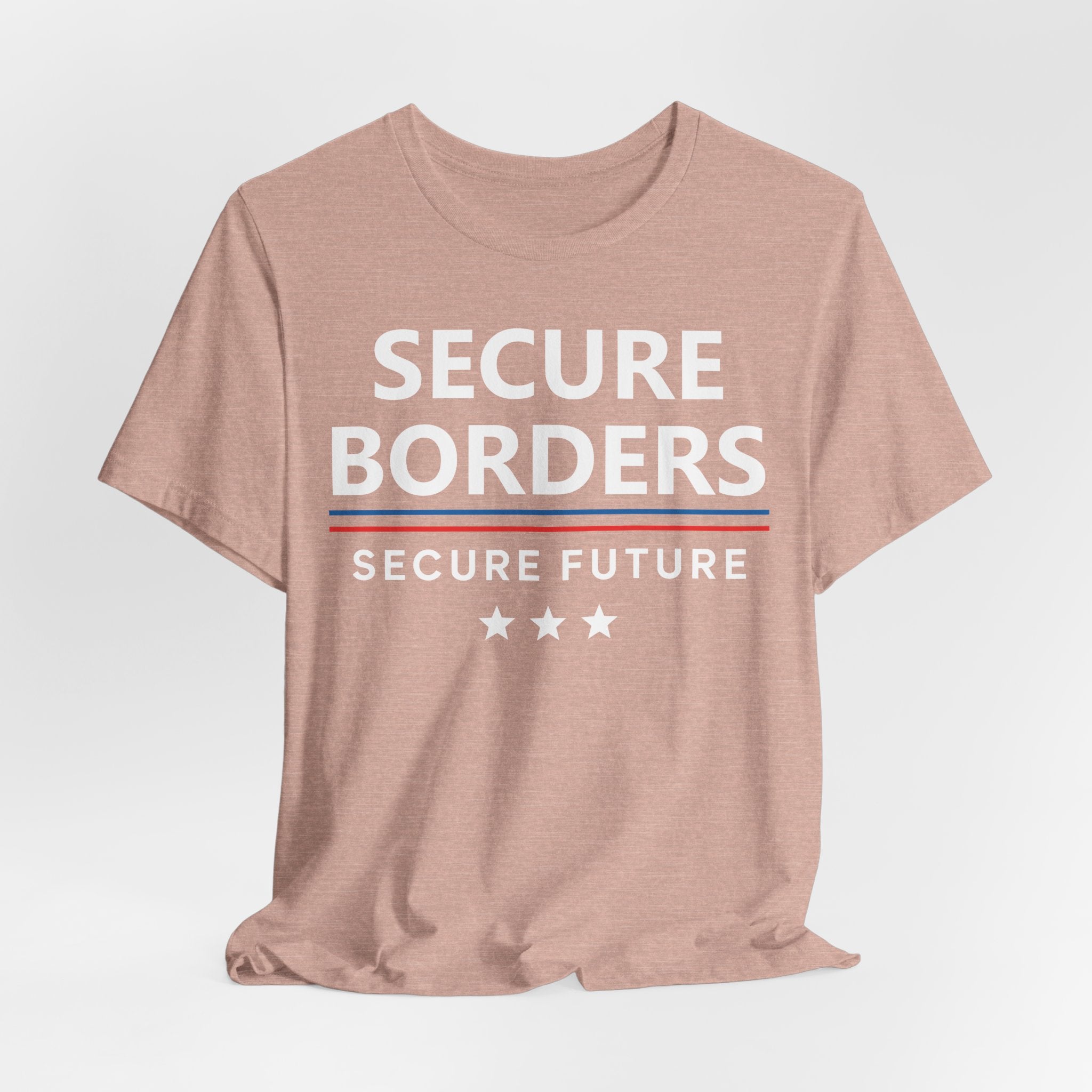 Secure Borders T-Shirt - Immigration Control Statement Tee | Conservative Border Security Apparel - Patriot Supply Co.