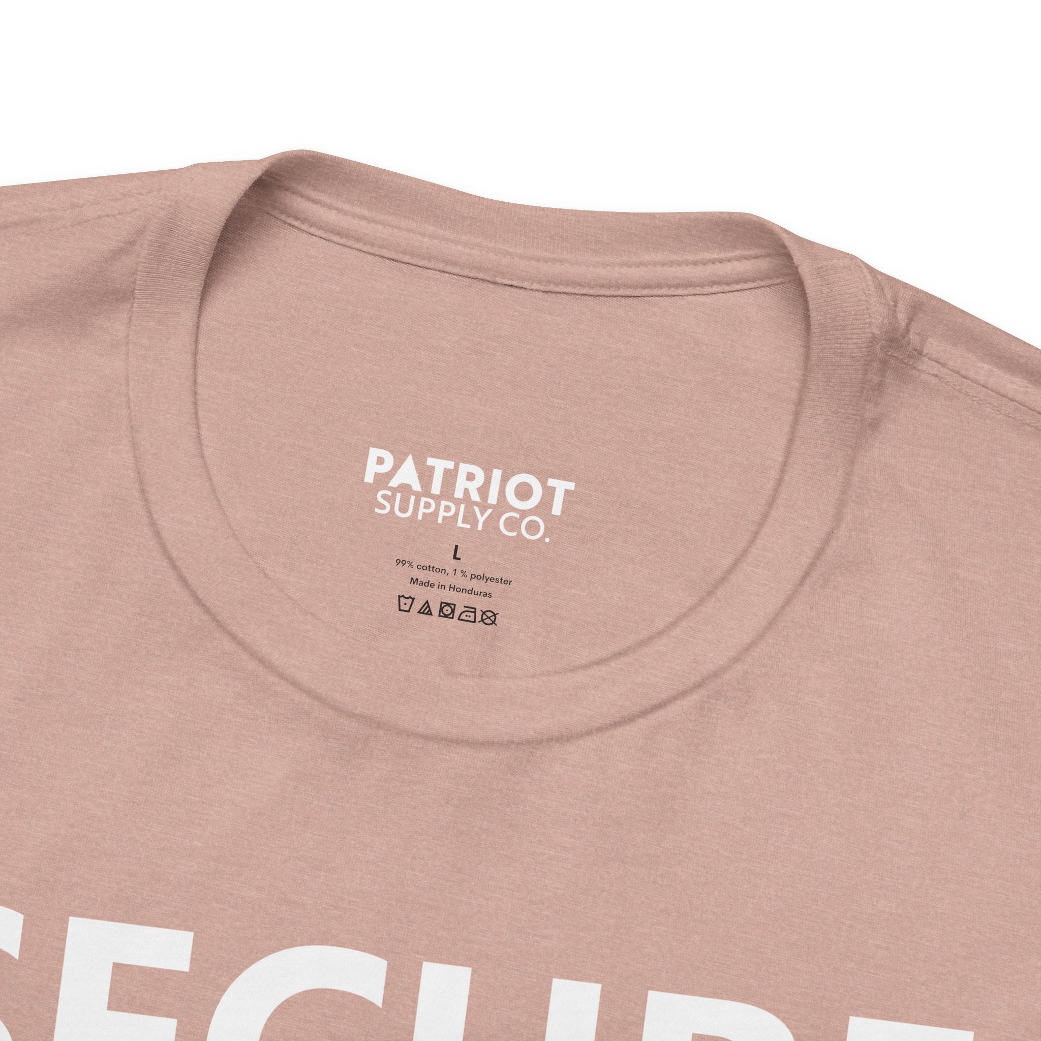 Secure Borders T-Shirt - Immigration Control Statement Tee | Conservative Border Security Apparel - Patriot Supply Co.