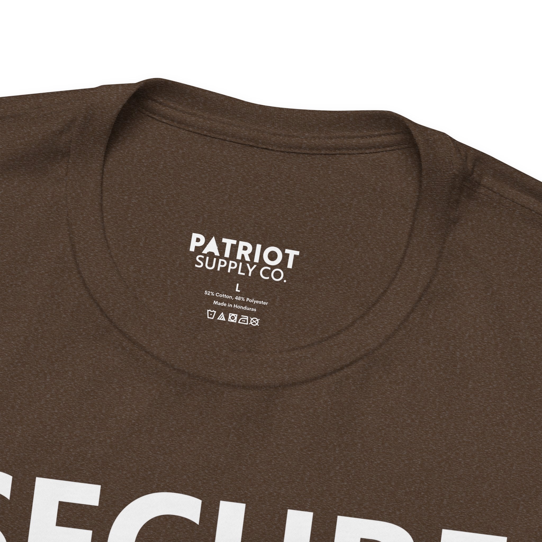 Secure Borders T-Shirt - Immigration Control Statement Tee | Conservative Border Security Apparel - Patriot Supply Co.