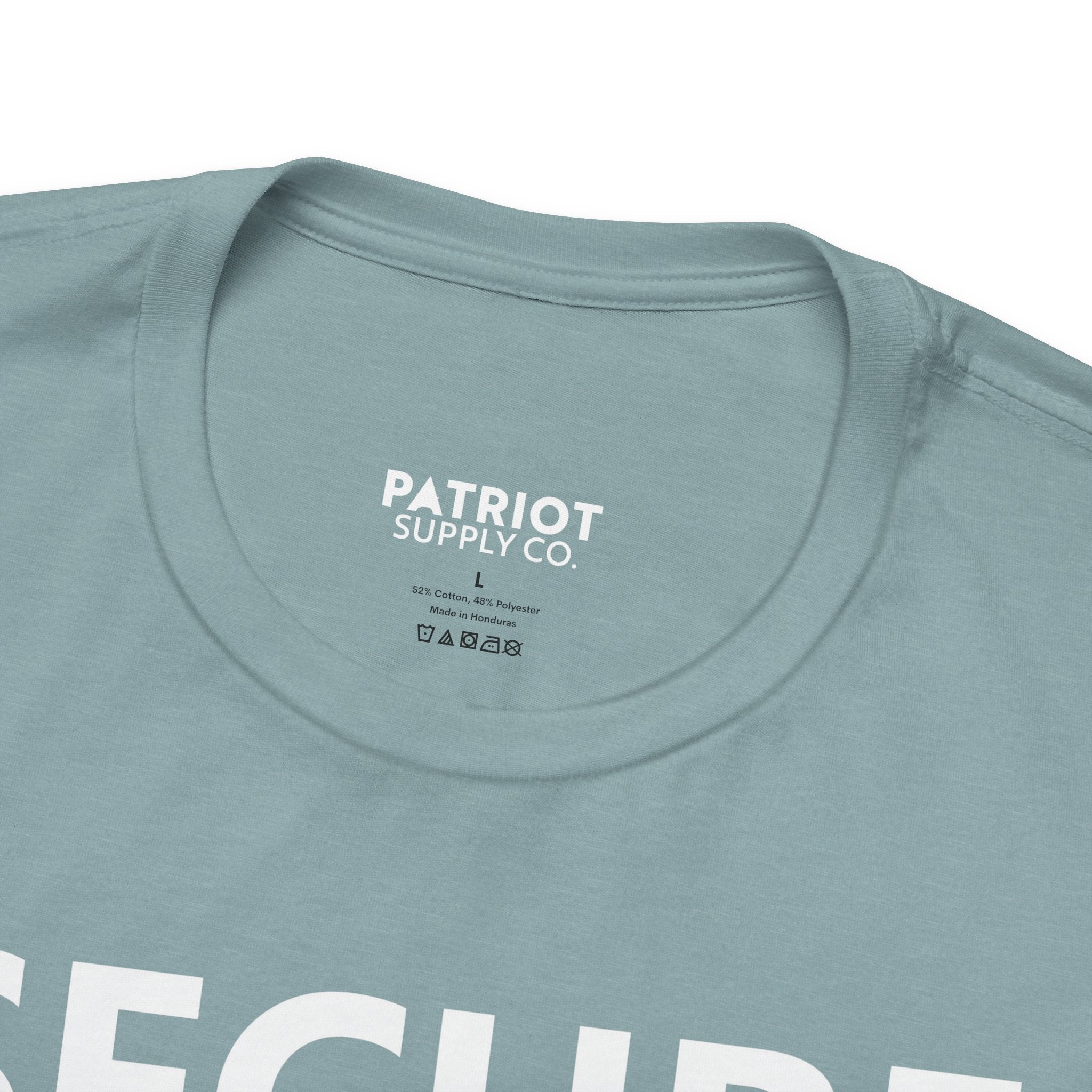 Secure Borders T-Shirt - Immigration Control Statement Tee | Conservative Border Security Apparel - Patriot Supply Co.