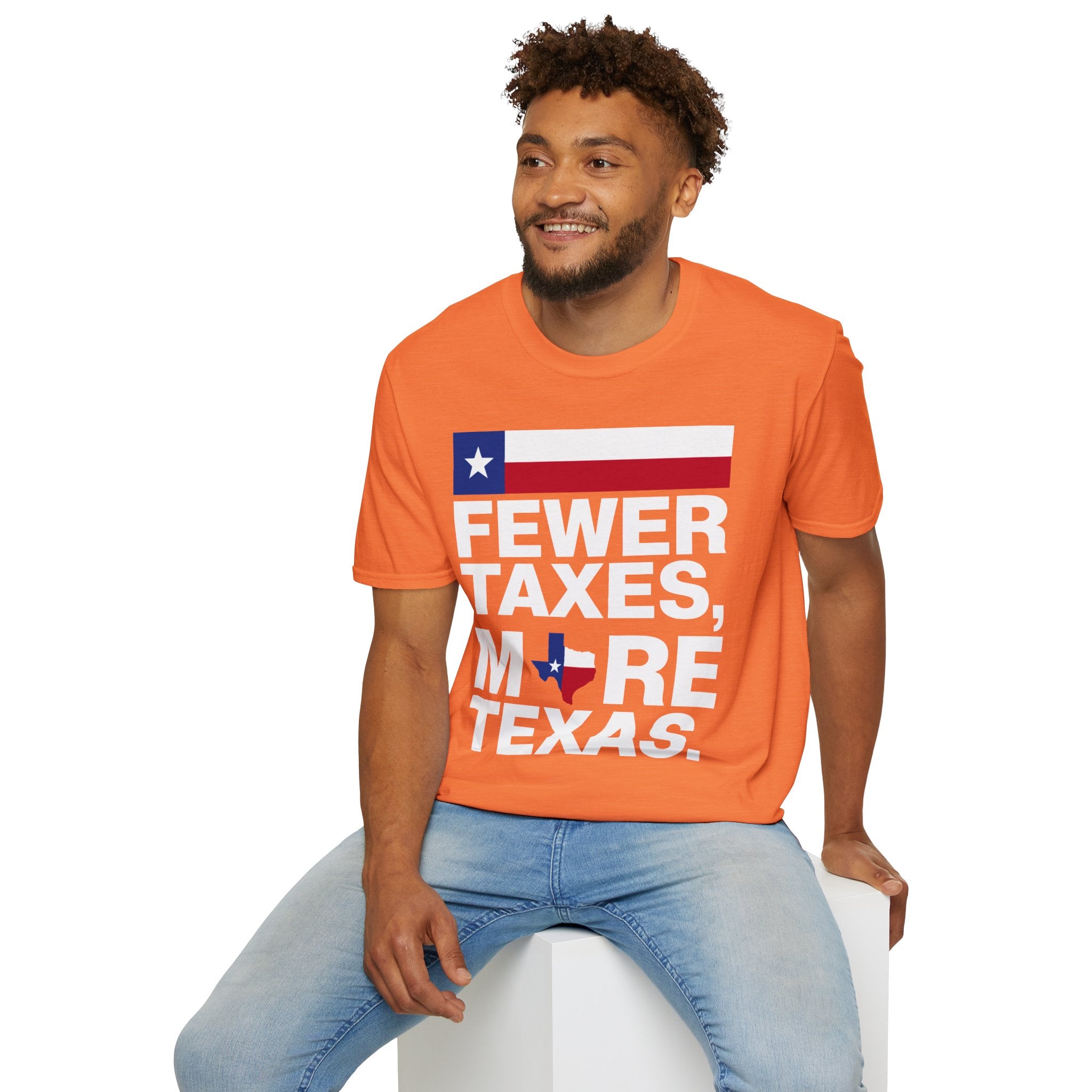 Fewer Taxes More Texas T-Shirt - Conservative Texas Pride Tee | Anti-Tax Lone Star State Apparel - Patriot Supply Co.
