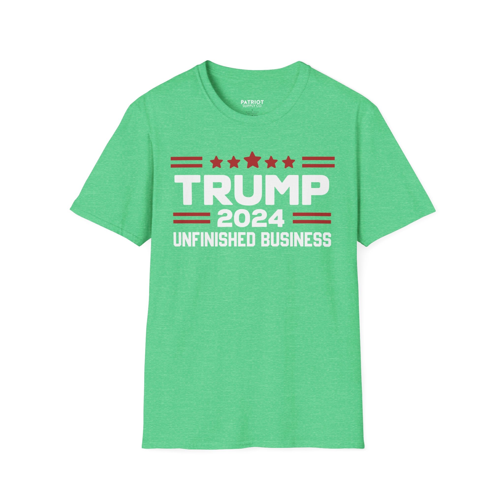 Trump 2024 Unfinished Business - Bold Political Statement T-Shirt - Patriot Supply Co.