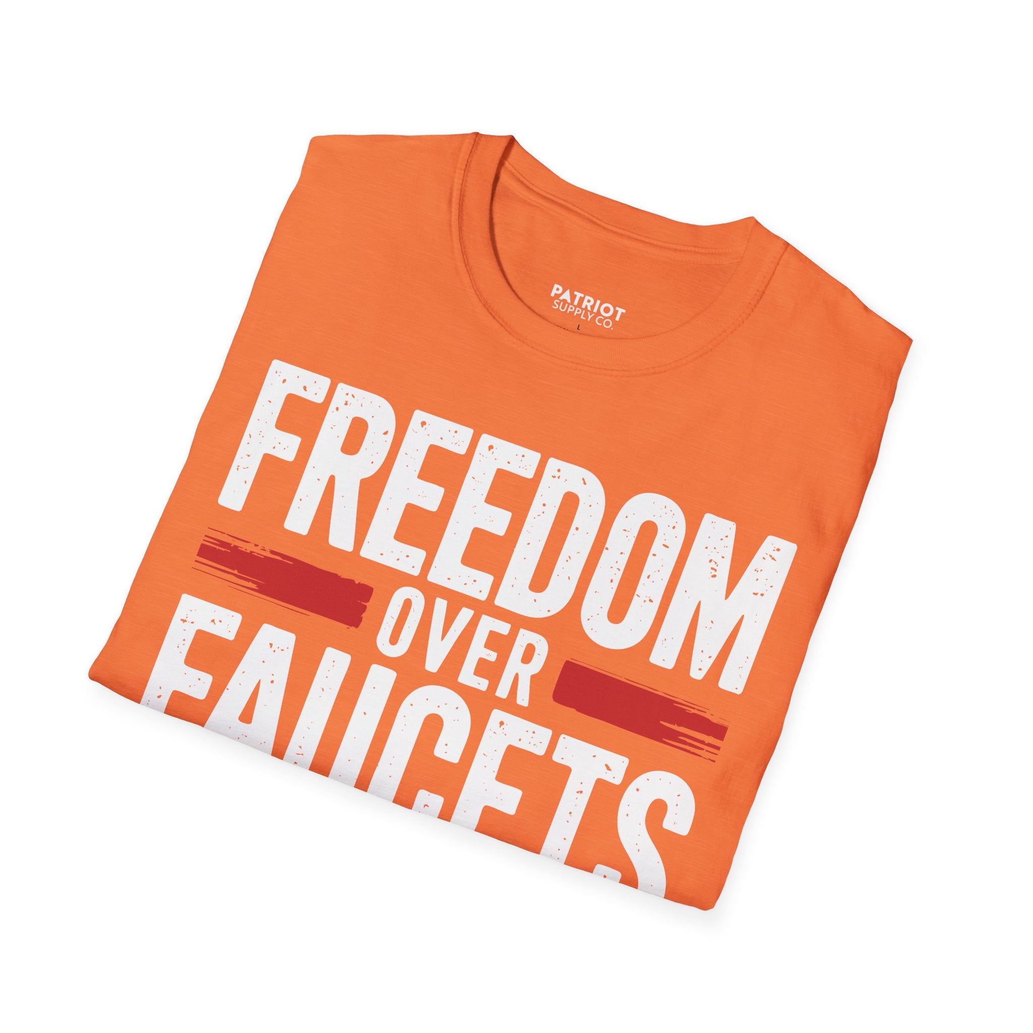 Freedom Over Faucets - Conservative Statement T-Shirt for Constitutional Rights - Patriot Supply Co.
