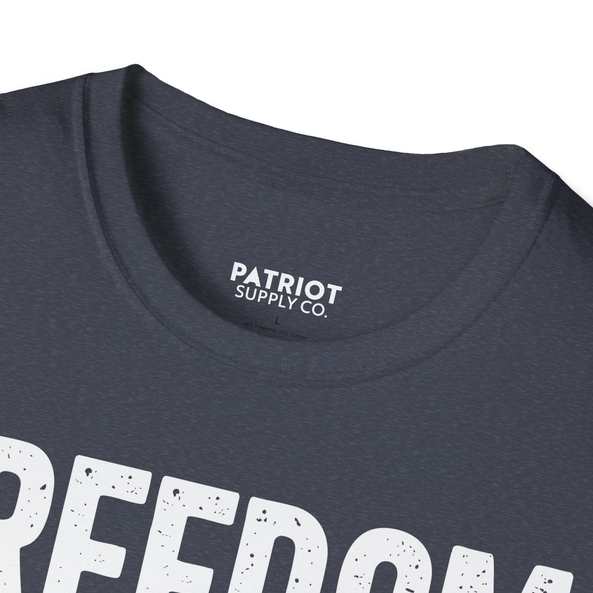Freedom Over Faucets - Conservative Statement T-Shirt for Constitutional Rights - Patriot Supply Co.