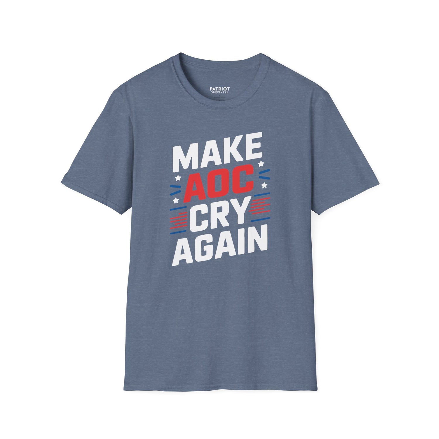 Make AOC Cry Again - Conservative Anti-Socialist Statement T-Shirt - Patriot Supply Co.