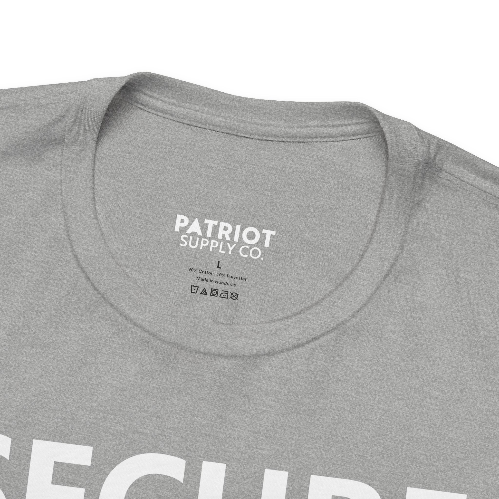Secure Borders T-Shirt - Immigration Control Statement Tee | Conservative Border Security Apparel