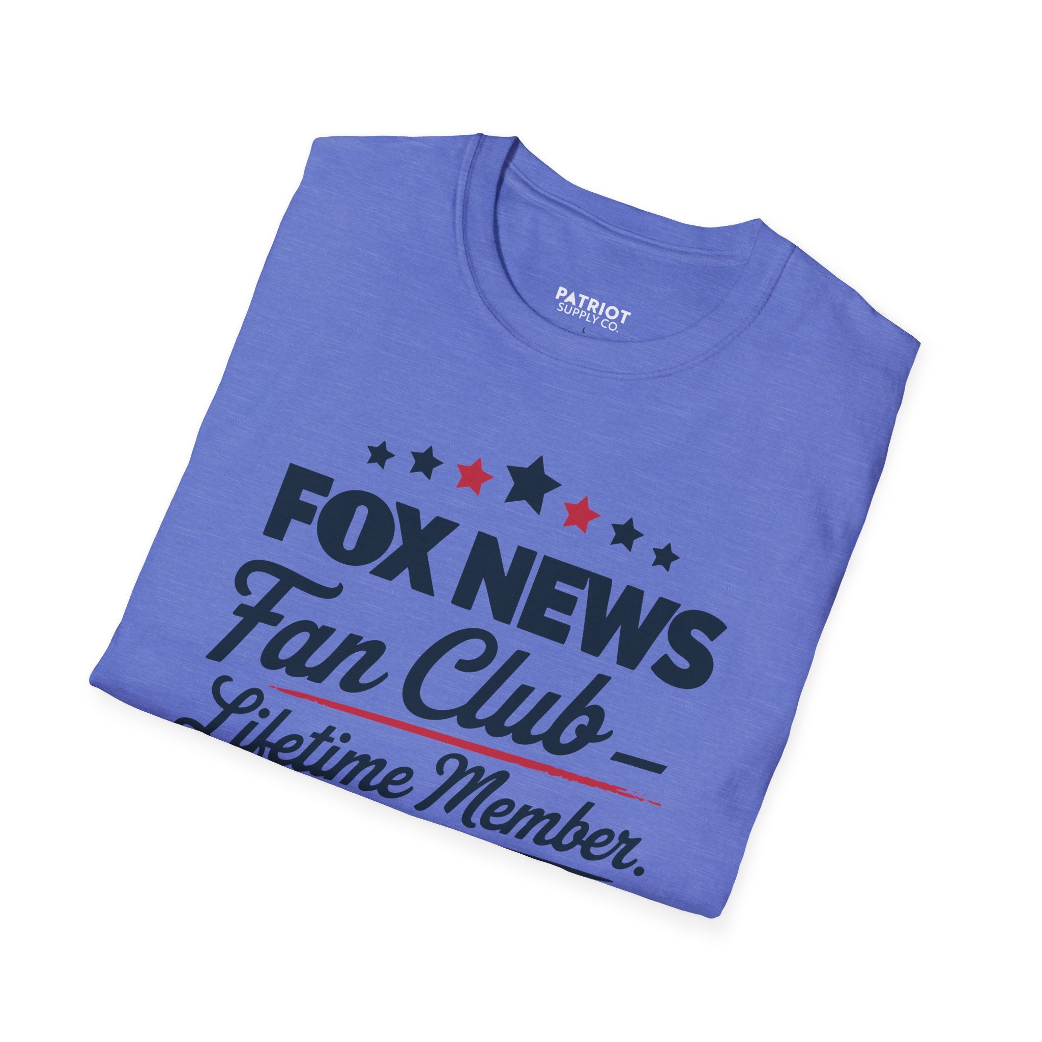 Fox News Fan Club Lifetime Member - Conservative Media Pride T-Shirt
