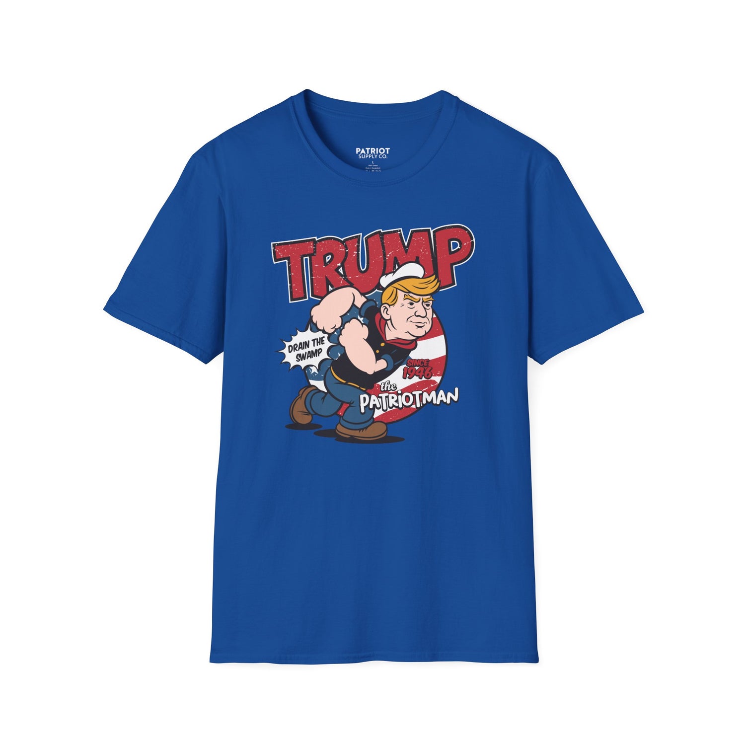 Trump Patriot Man - Conservative American Hero Statement T-Shirt