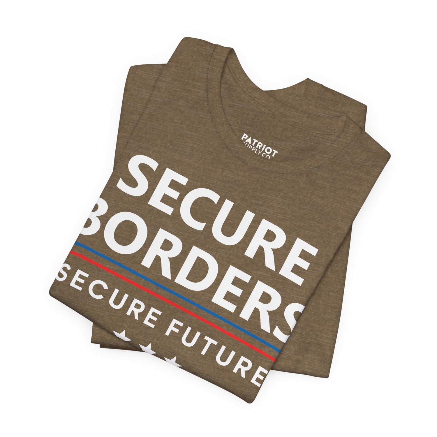 Secure Borders T-Shirt - Immigration Control Statement Tee | Conservative Border Security Apparel