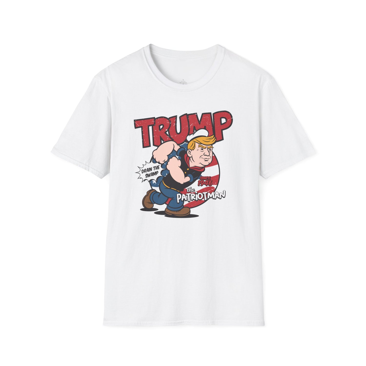 Trump Patriot Man - Conservative American Hero Statement T-Shirt