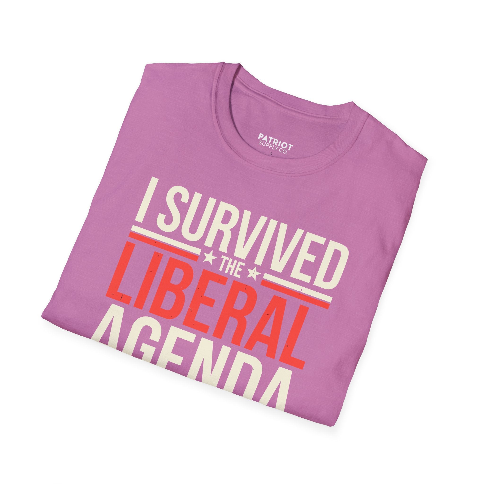 I Survived the Liberal Agenda - Conservative Victory Statement T-Shirt