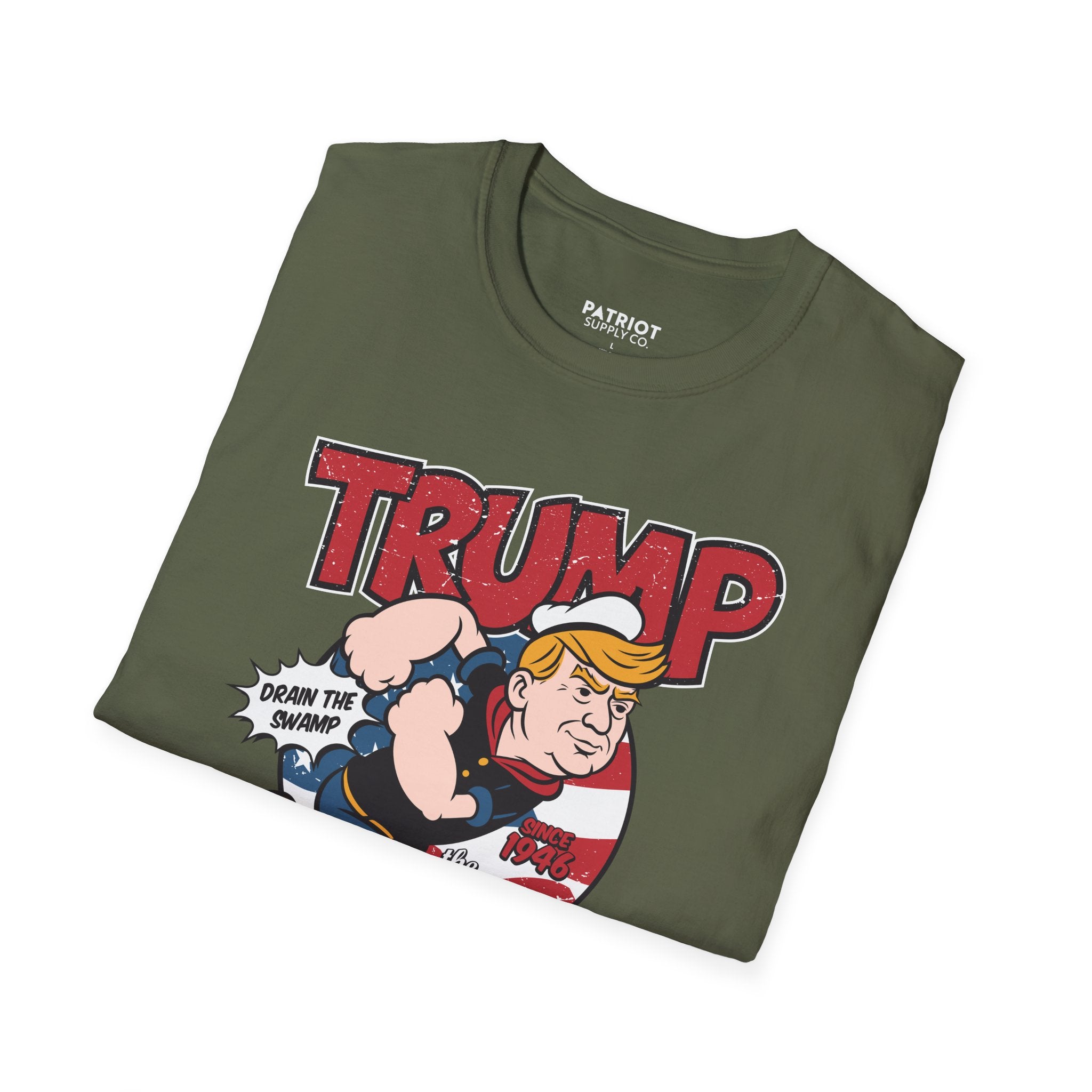 Trump Patriot Man - Conservative American Hero Statement T-Shirt