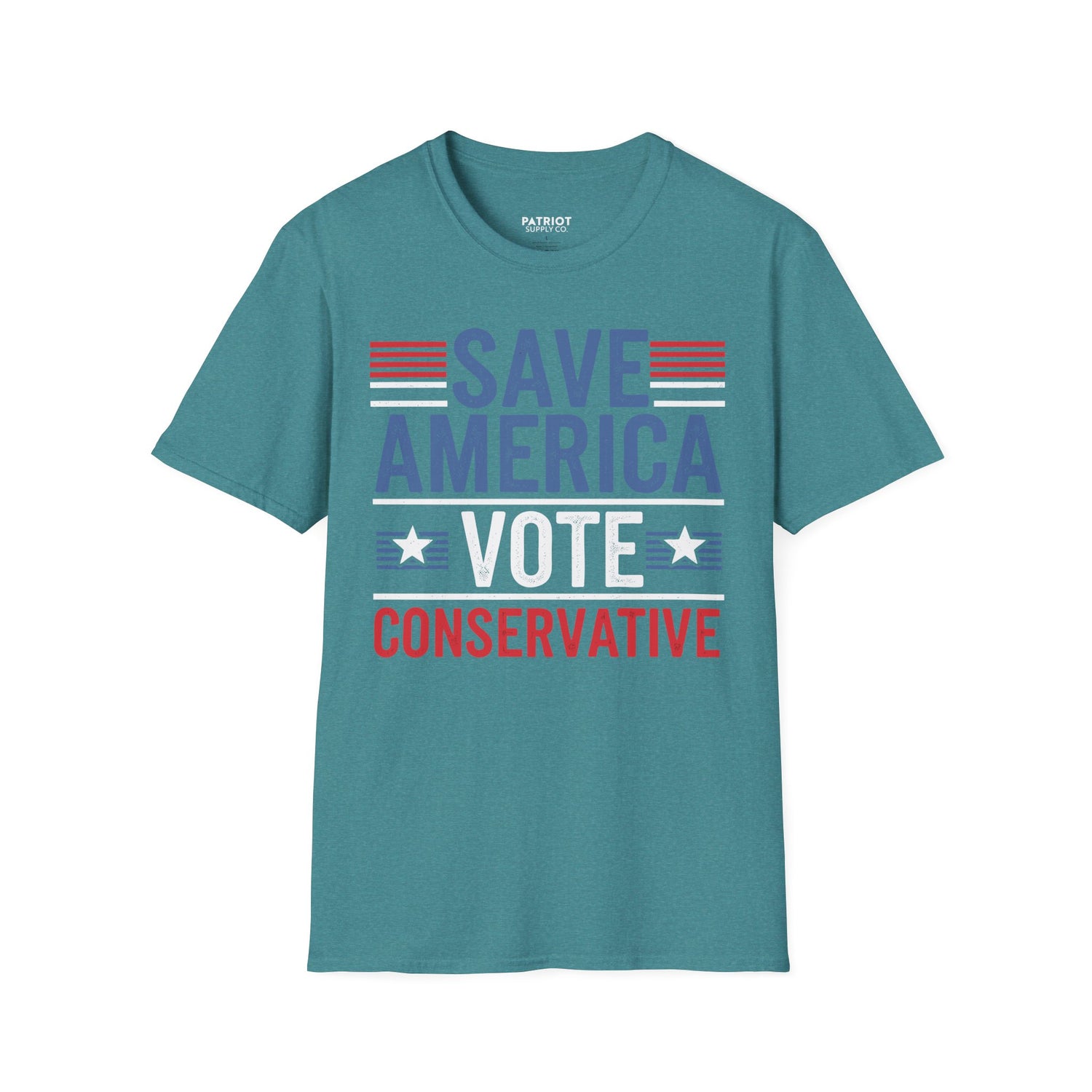 Save America Vote Conservative - Patriotic Election Statement T-Shirt
